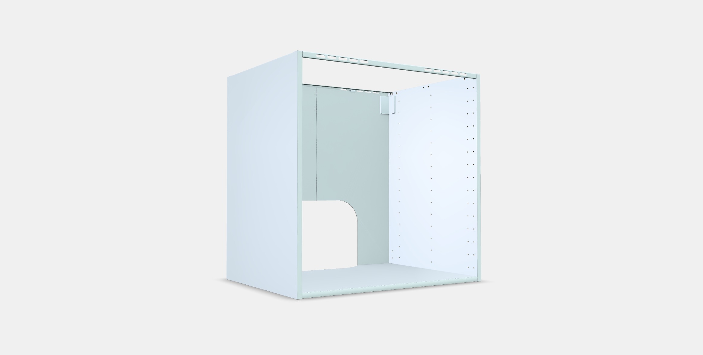METOD Built-in oven-sink base unit Low-poly 3D model_2
