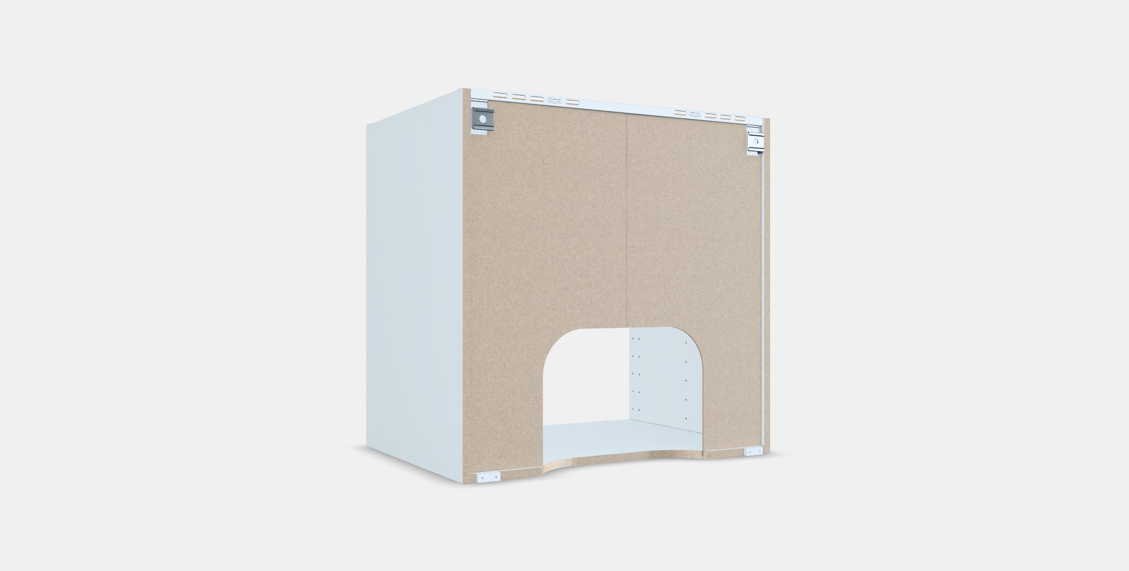 METOD Built-in oven-sink base unit Low-poly 3D model_16