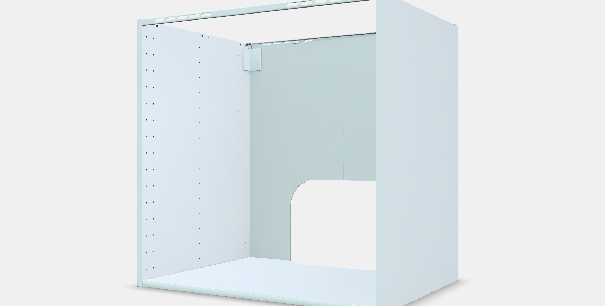 METOD Built-in oven-sink base unit Low-poly 3D model_13