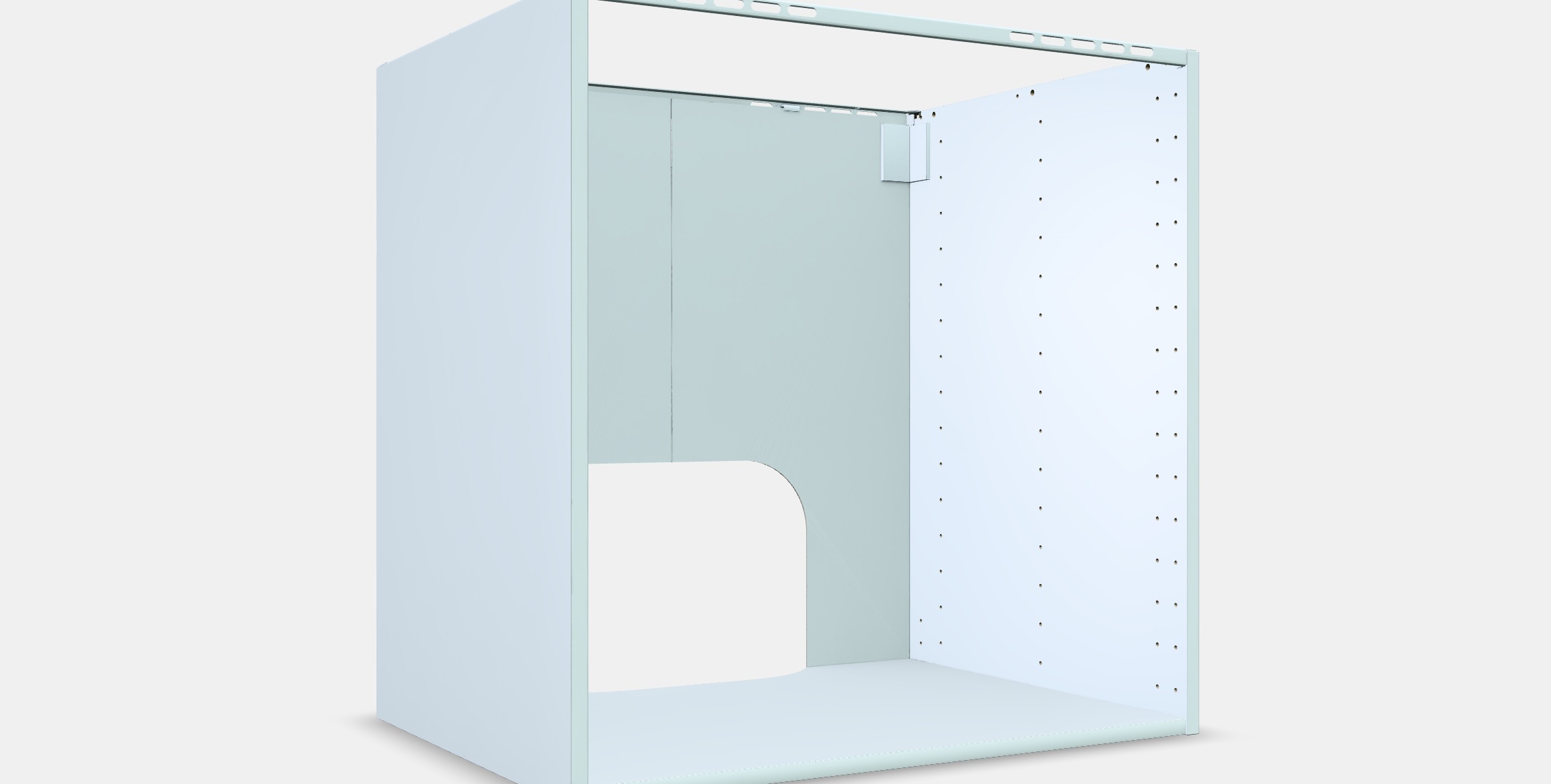 METOD Built-in oven-sink base unit Low-poly 3D model_8