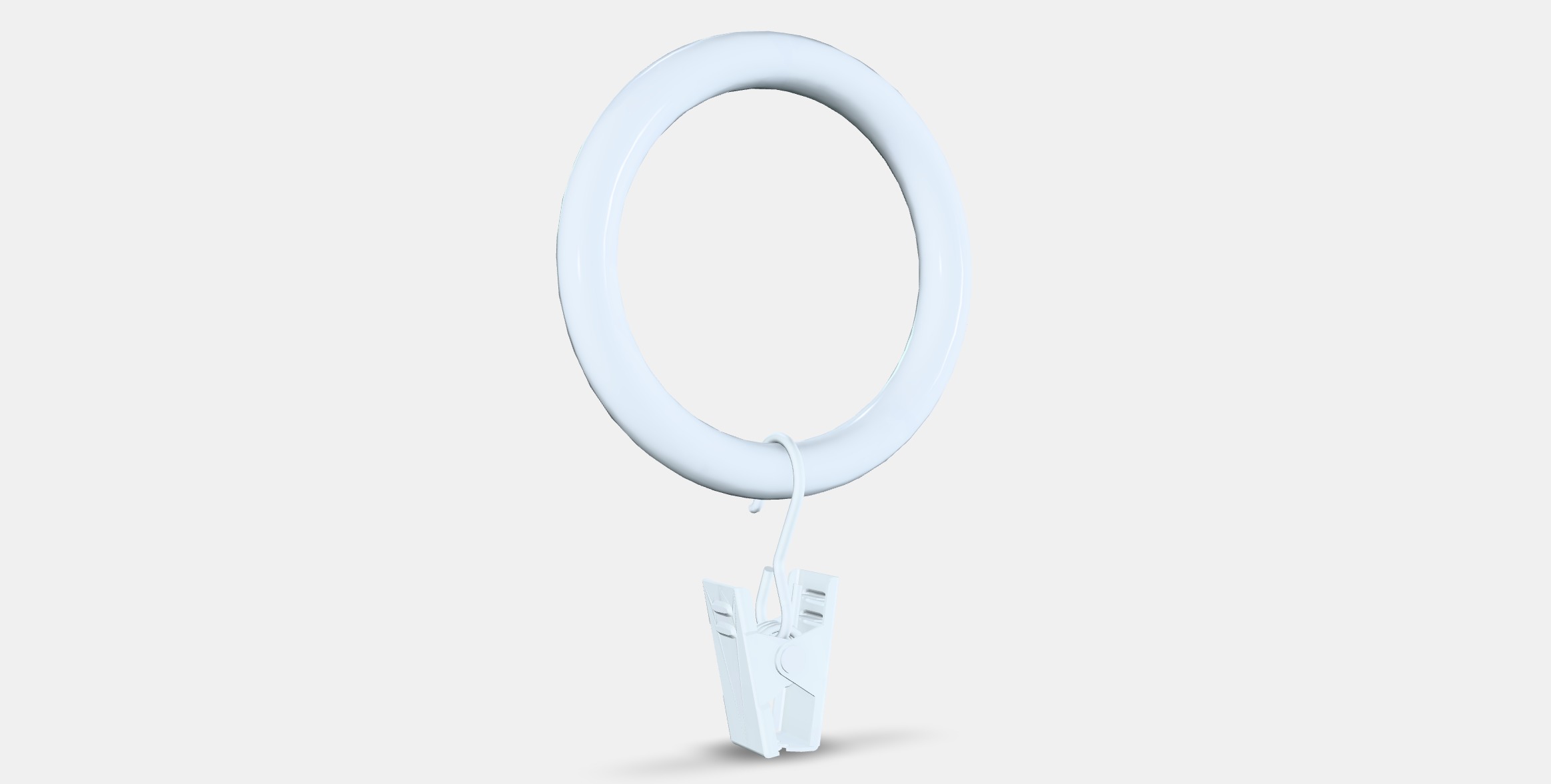 SYRLIG Curtain ringcliphook Low-poly 3D model_16