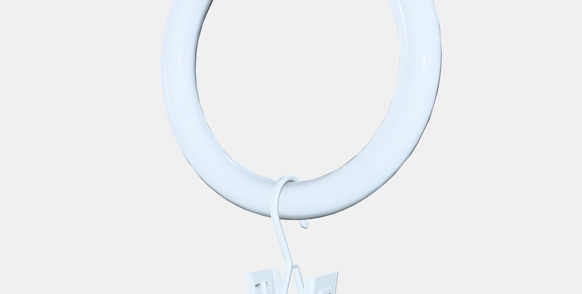 SYRLIG Curtain ringcliphook Low-poly 3D model_6