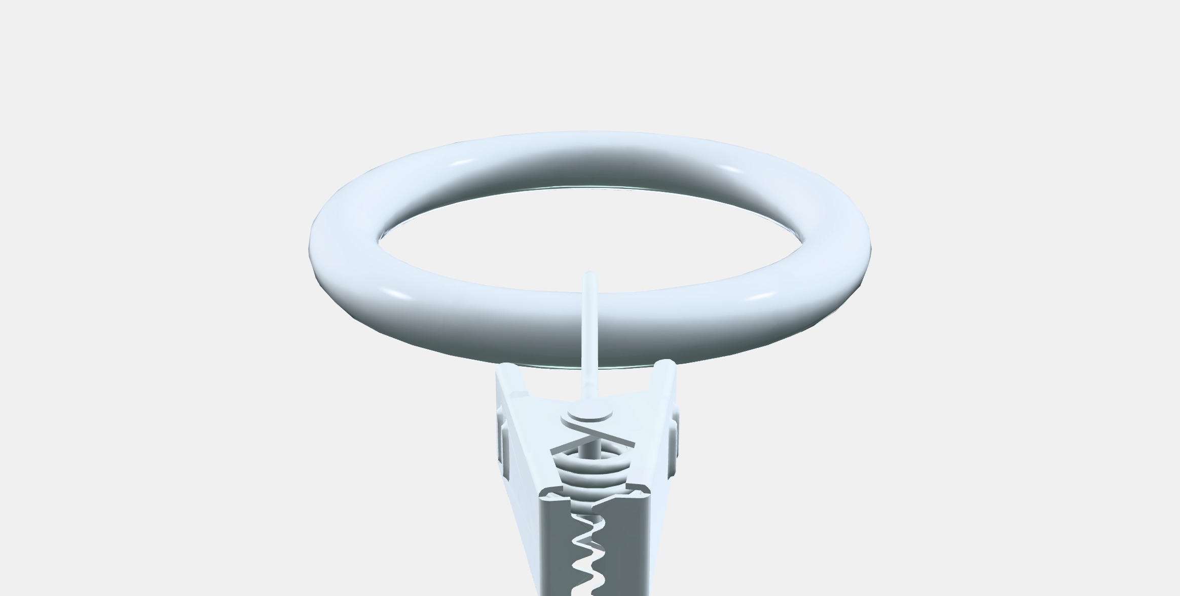 SYRLIG Curtain ringcliphook Low-poly 3D model_8