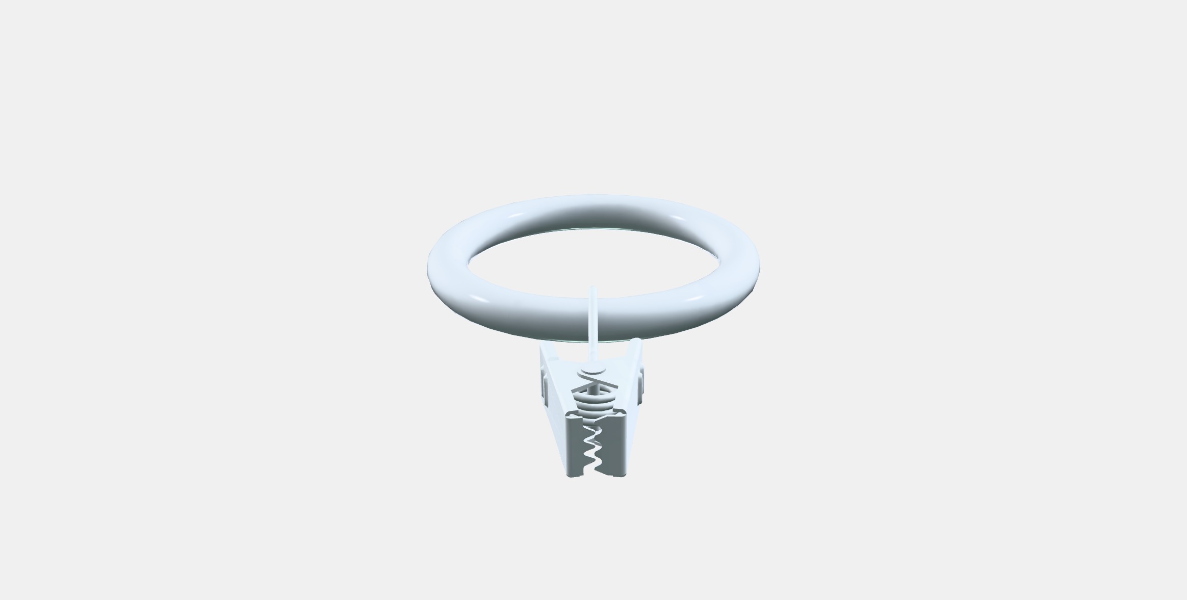 SYRLIG Curtain ringcliphook Low-poly 3D model_7