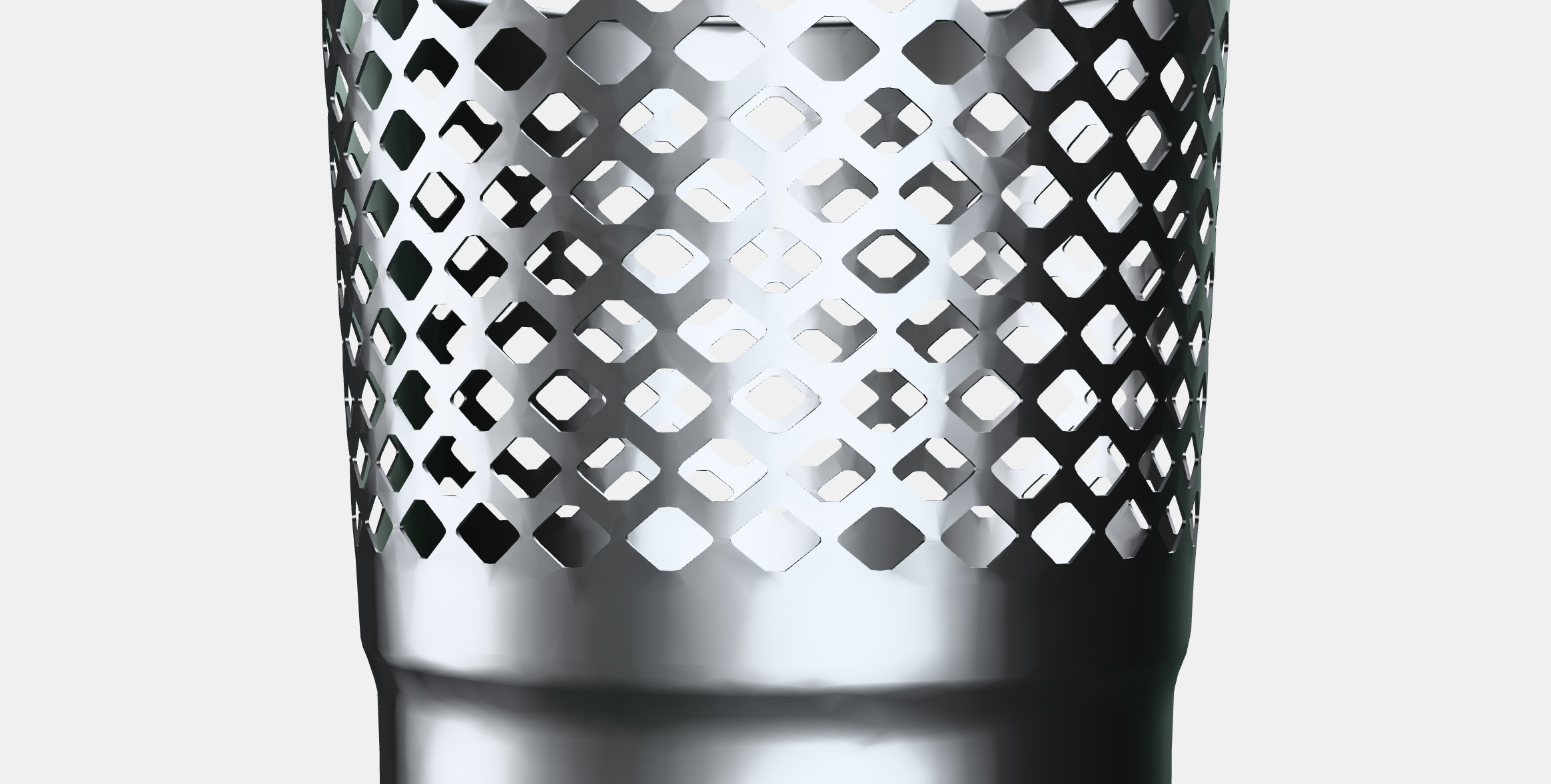 BERGGRAN Candleholder Low-poly 3D model_4