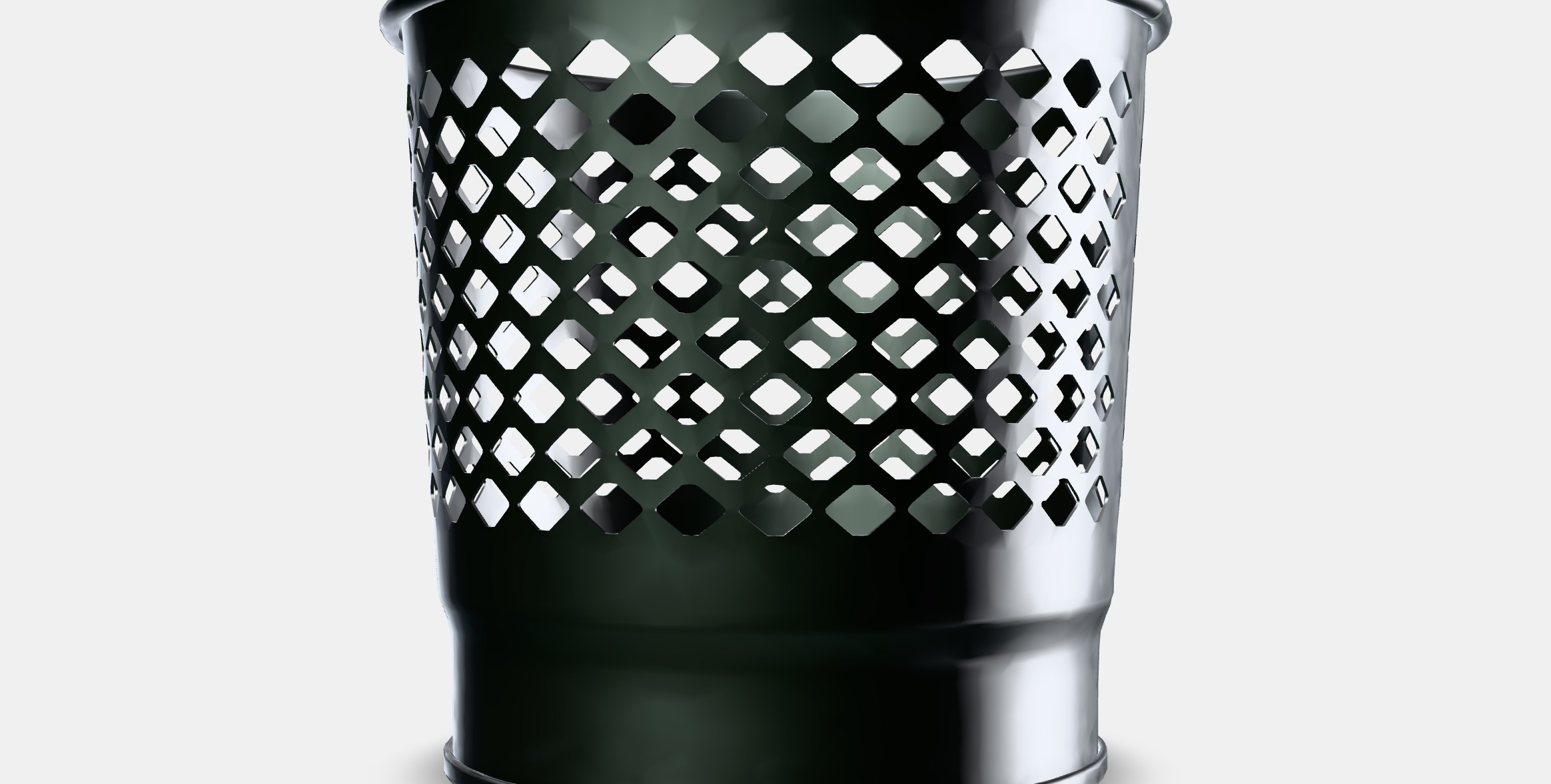 BERGGRAN Candleholder Low-poly 3D model_13