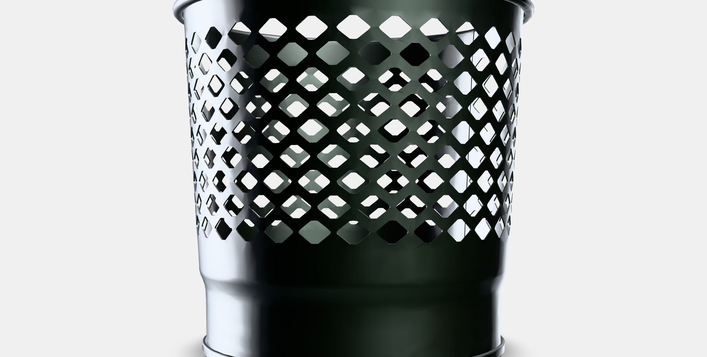 BERGGRAN Candleholder Low-poly 3D model_9