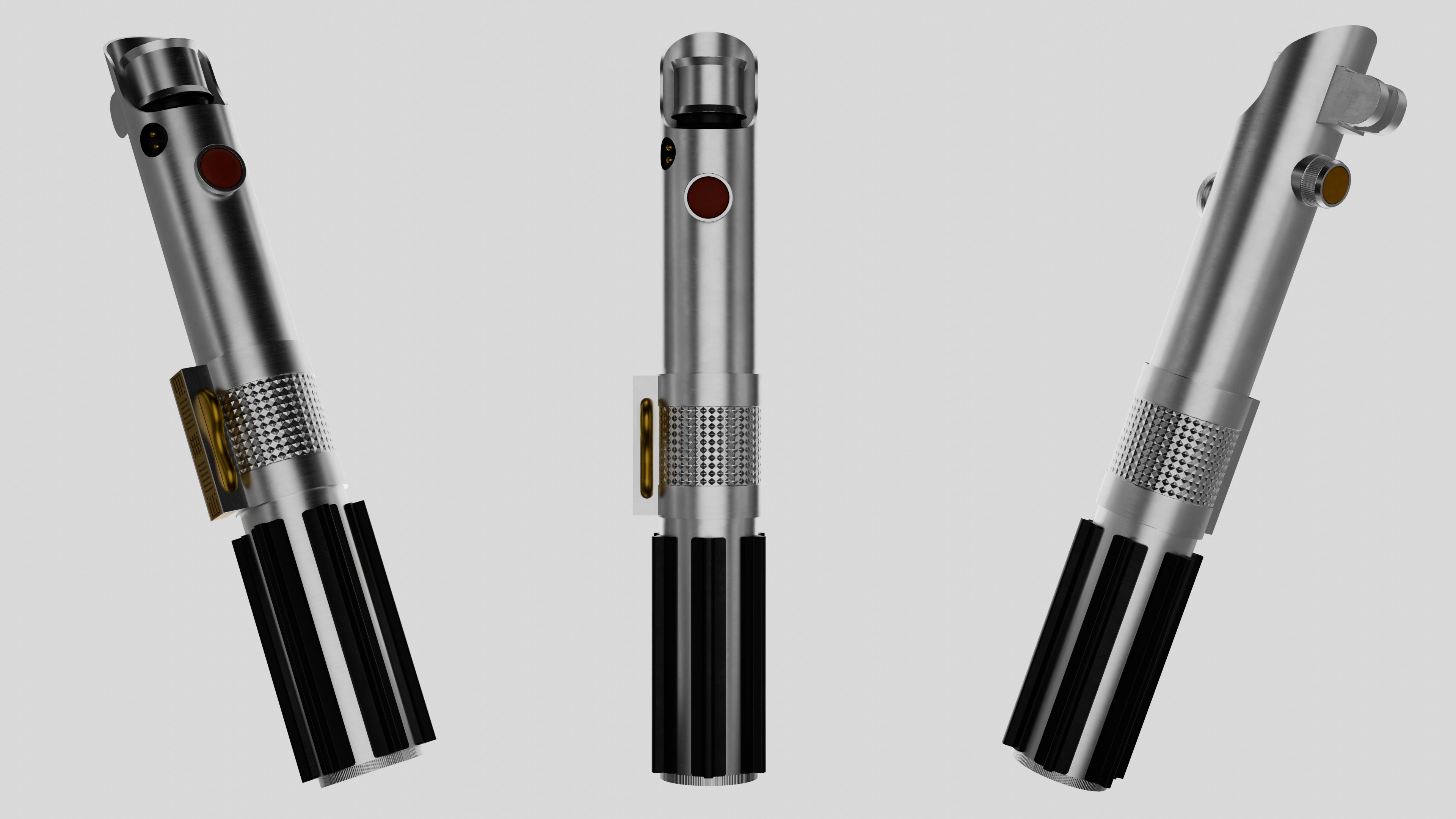 Skywalker Lightsaber Low-poly 3D model_4