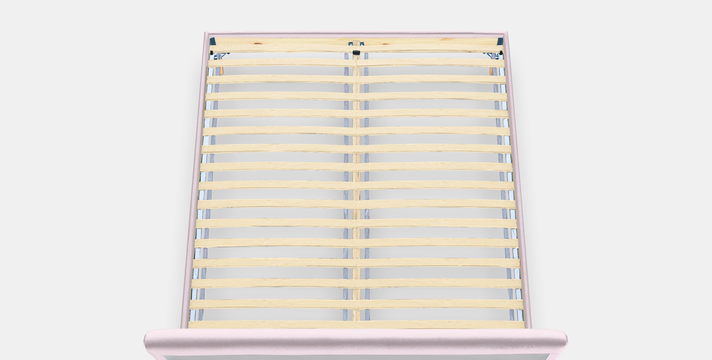 IDANAS Quilted bed frame Low-poly 3D model_3