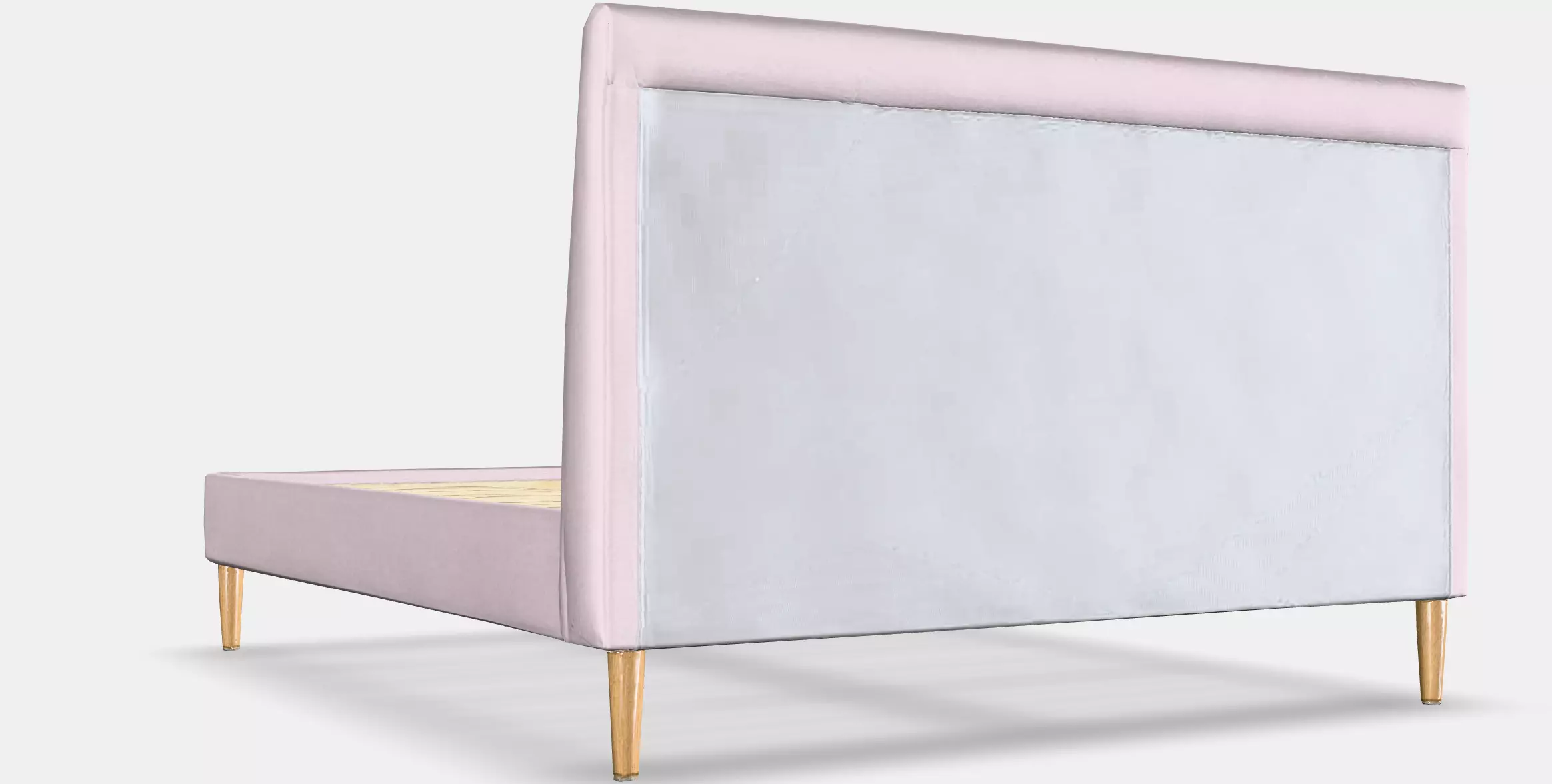 IDANAS Quilted bed frame Low-poly 3D model_0