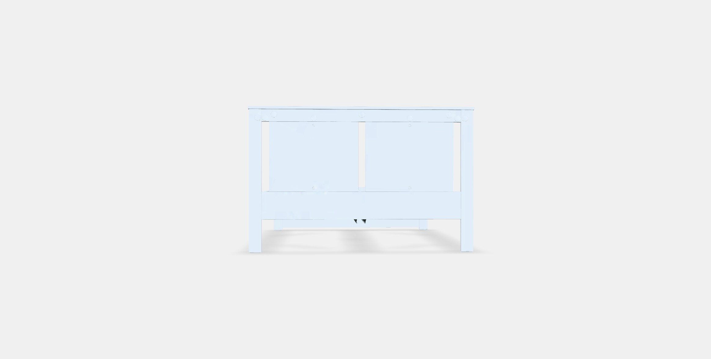 SONGESAND Bed frame 5 Low-poly 3D model_14