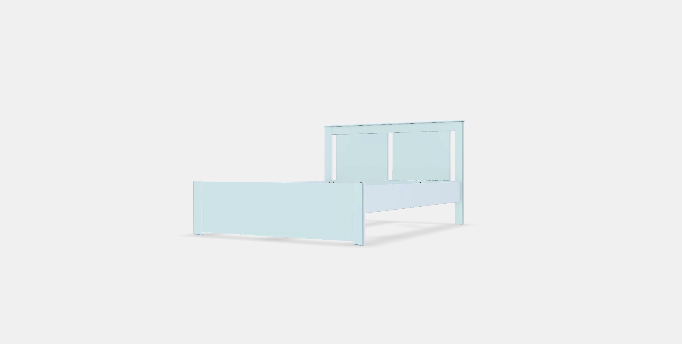 SONGESAND Bed frame 5 Low-poly 3D model_12