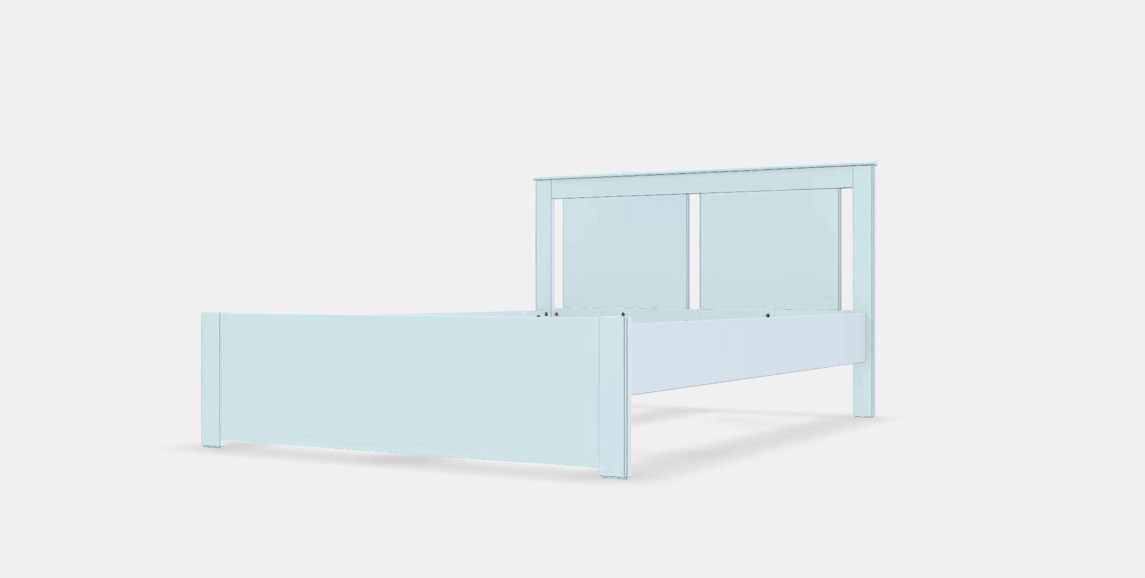 SONGESAND Bed frame 5 Low-poly 3D model_13