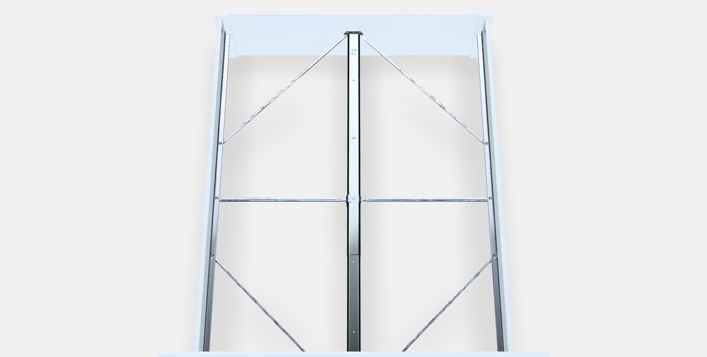 SONGESAND Bed frame 5 Low-poly 3D model_4