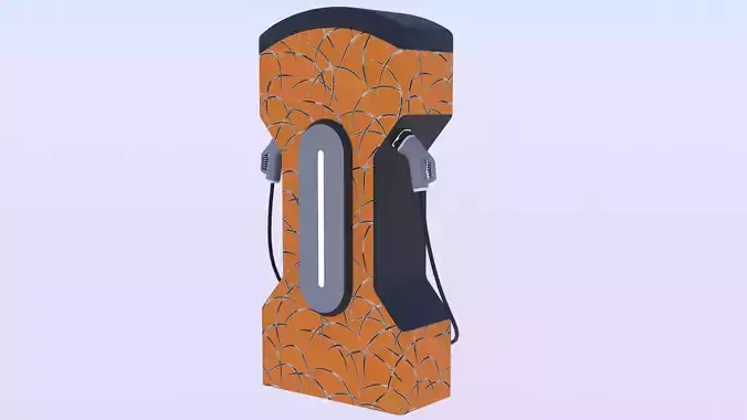 EV charger XIII PBR 8K 3D model
