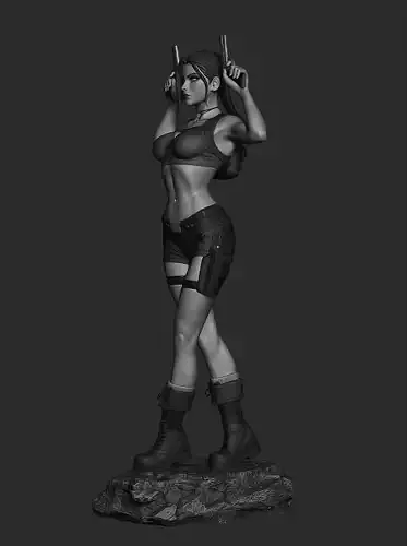 Lara Crost stl 3D print model