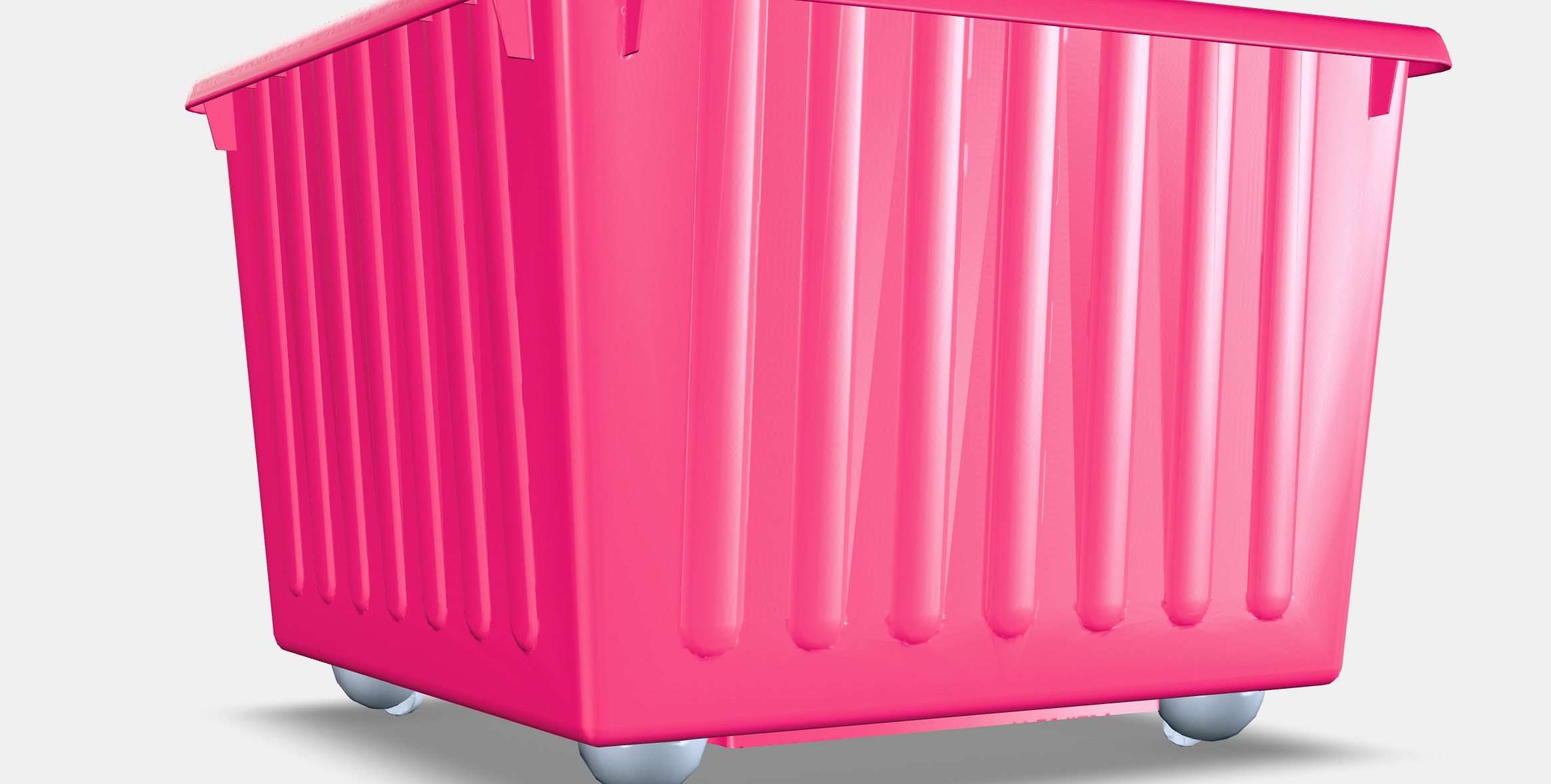 VESSLA Box-wheels Low-poly 3D model_2