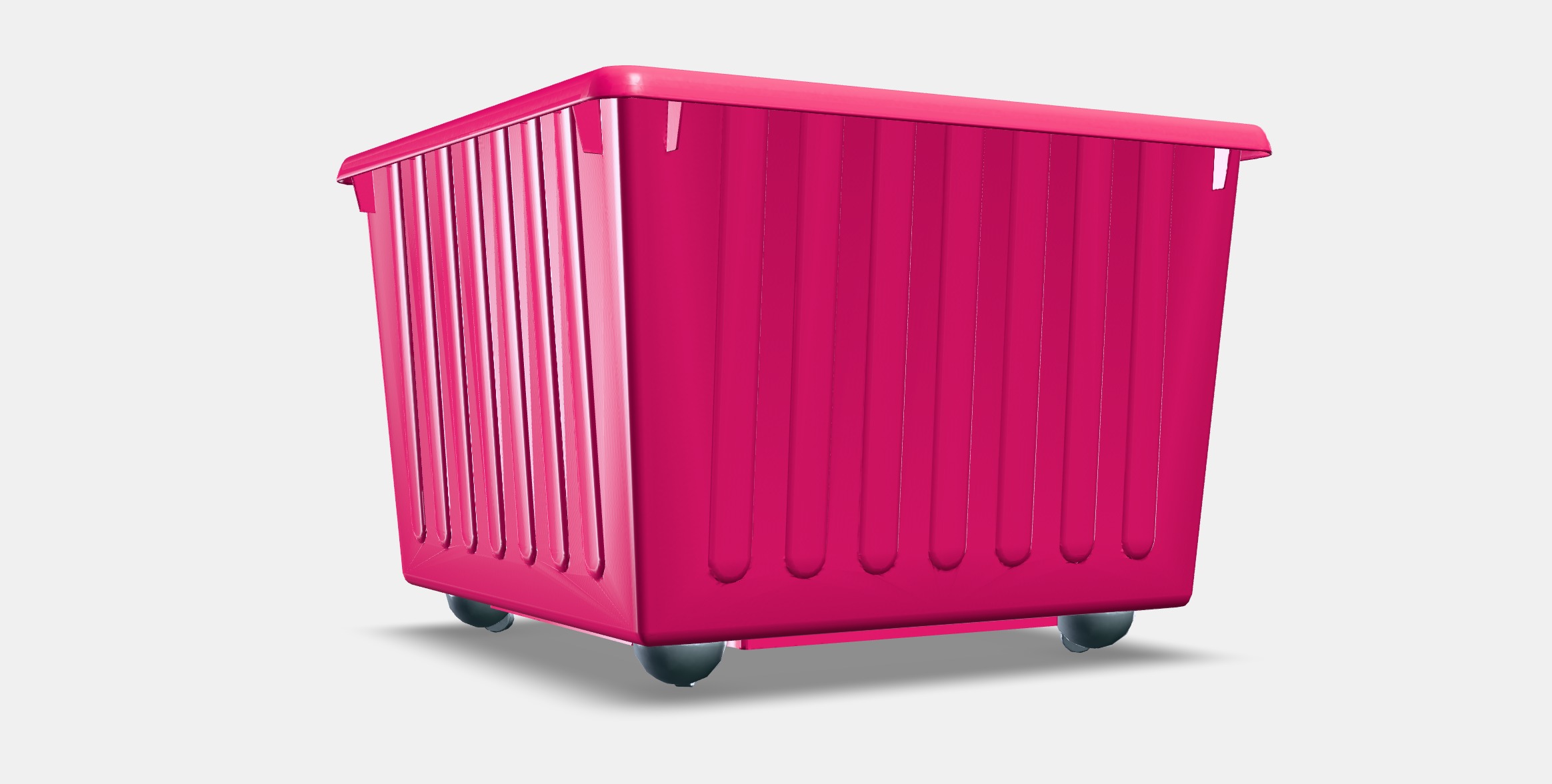 VESSLA Box-wheels Low-poly 3D model_9