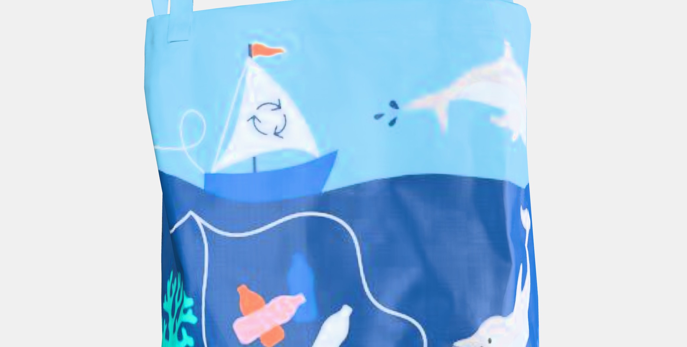 BLAVINGAD Storage bag Low-poly 3D model_4