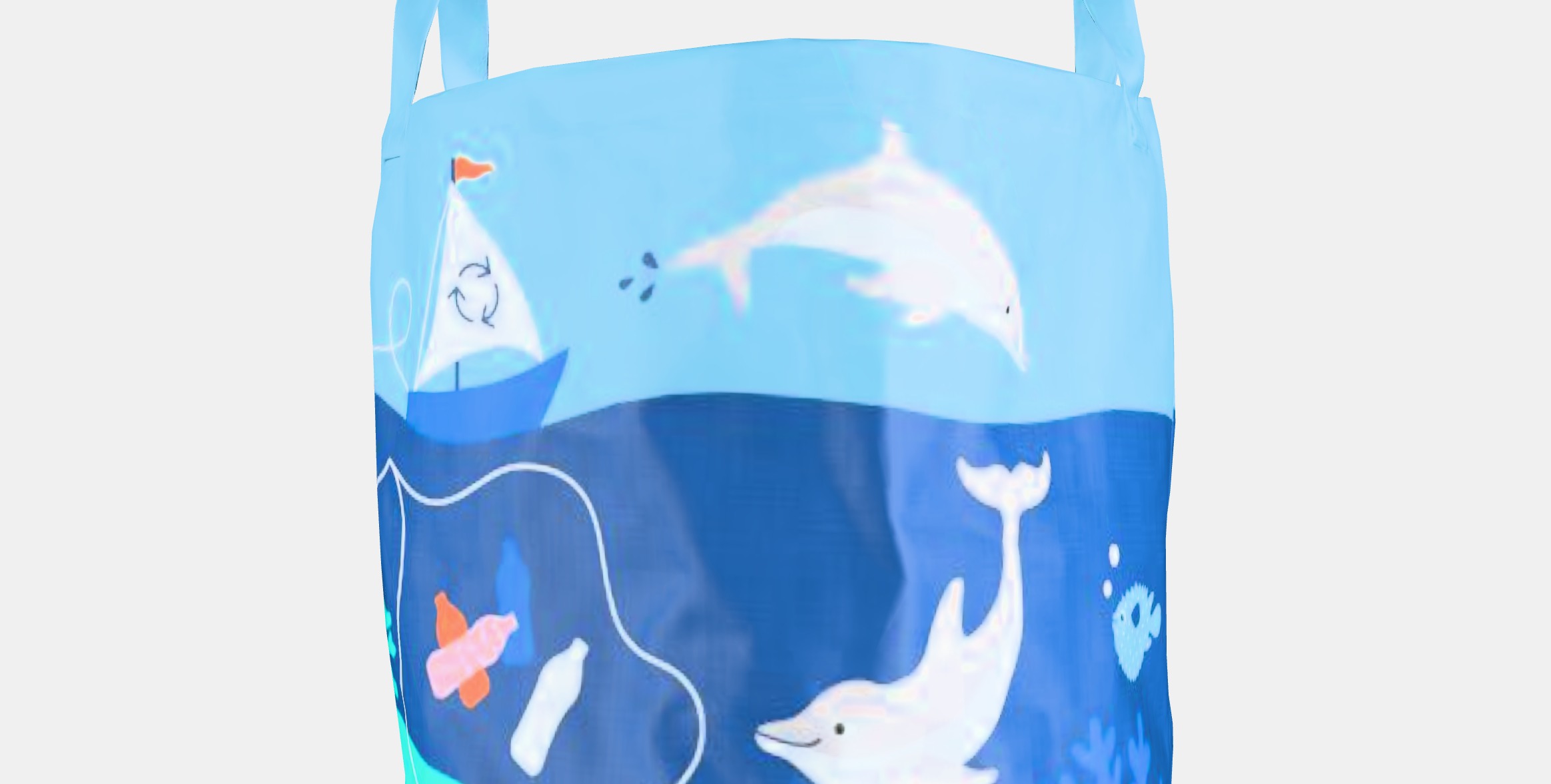 BLAVINGAD Storage bag Low-poly 3D model_15