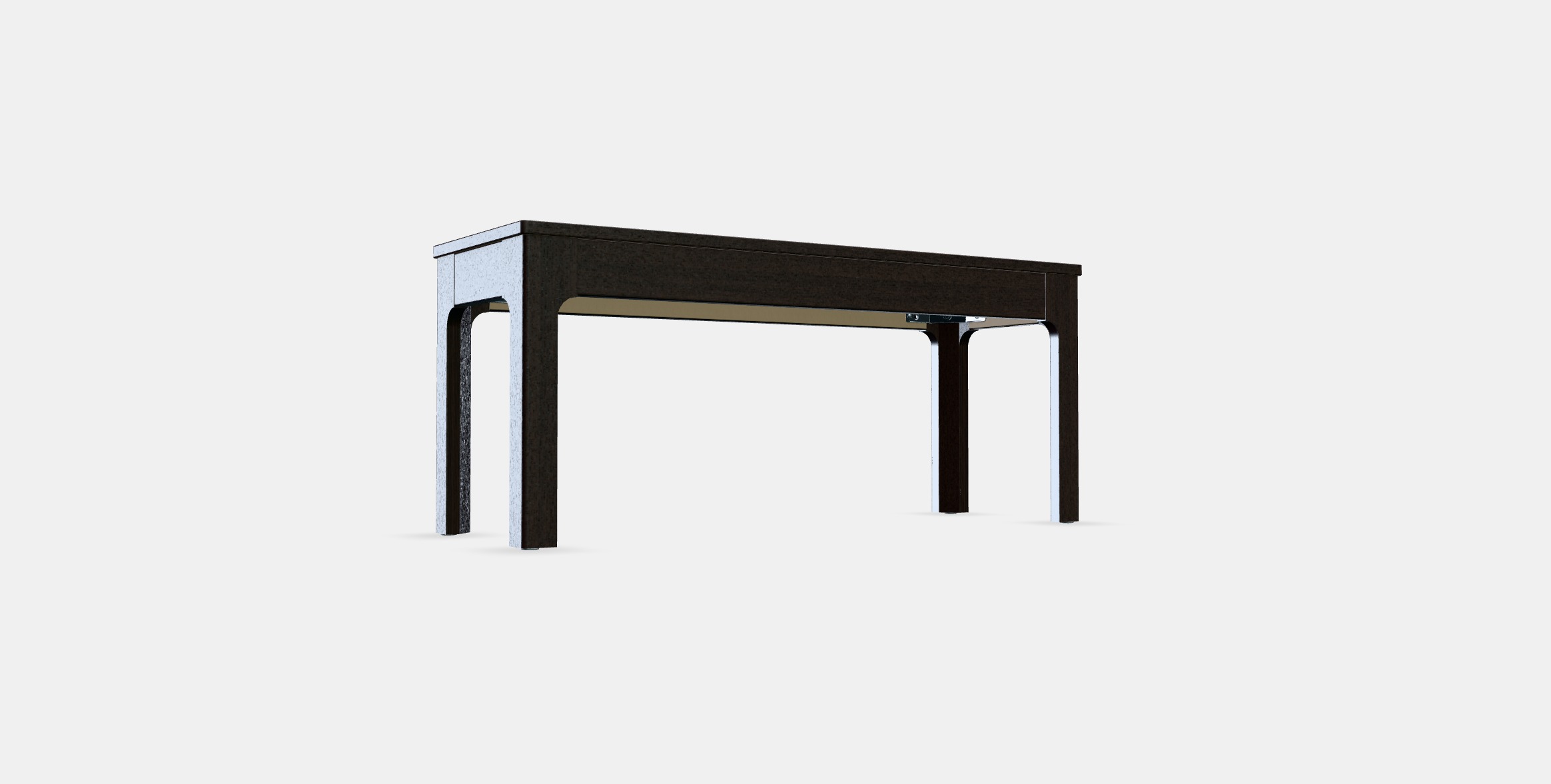 EKEDALEN Bench 1 Low-poly 3D model_2