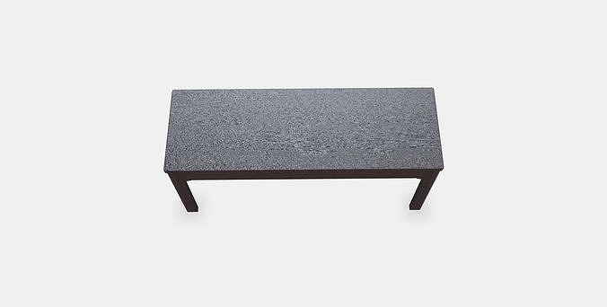 EKEDALEN Bench 1 Low-poly 3D model