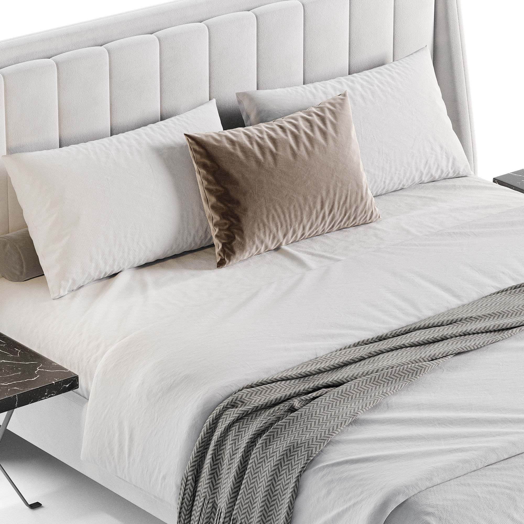 Parma bed 3D model_4