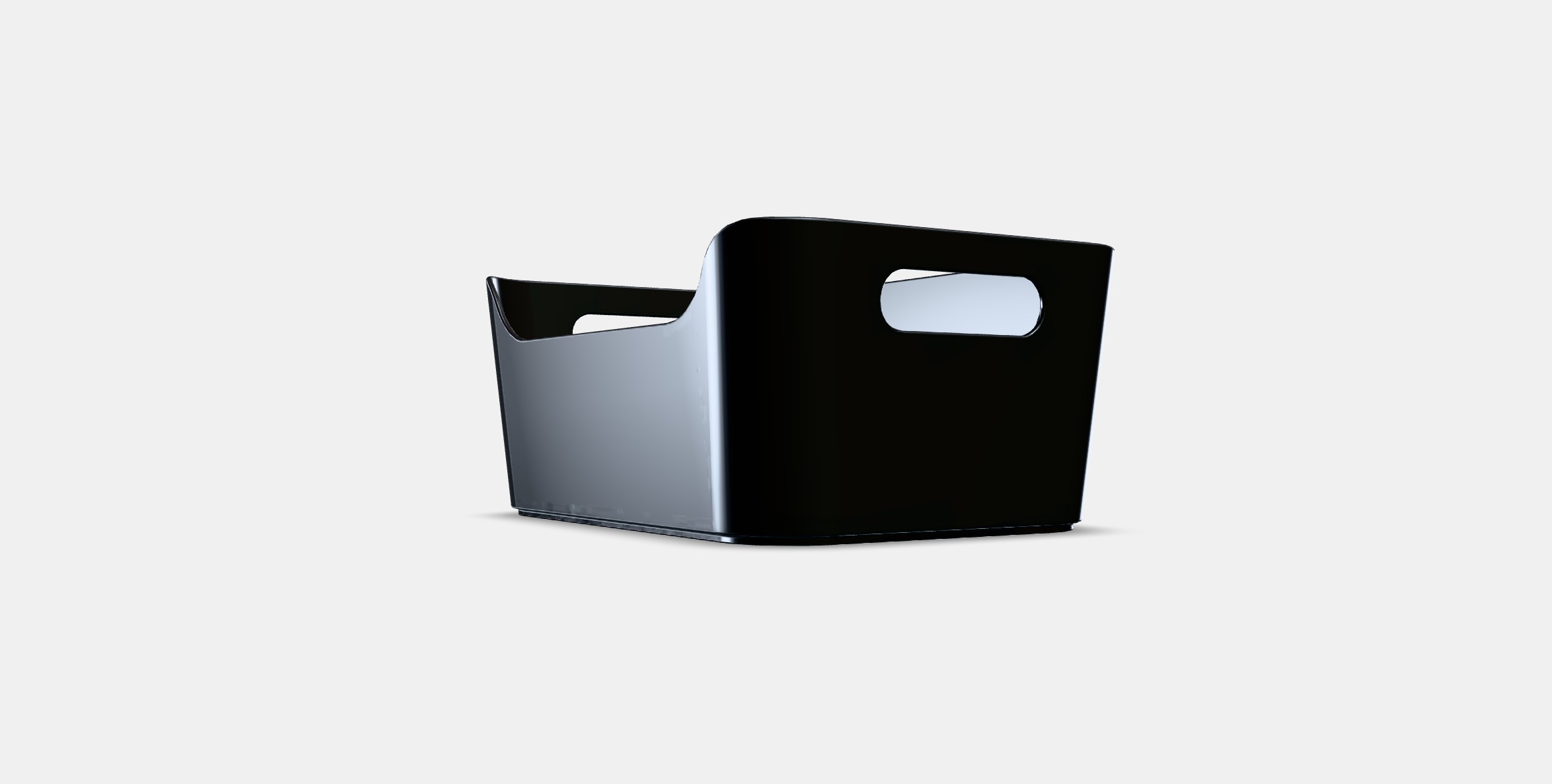 UPPDATERA Box Low-poly 3D model_3