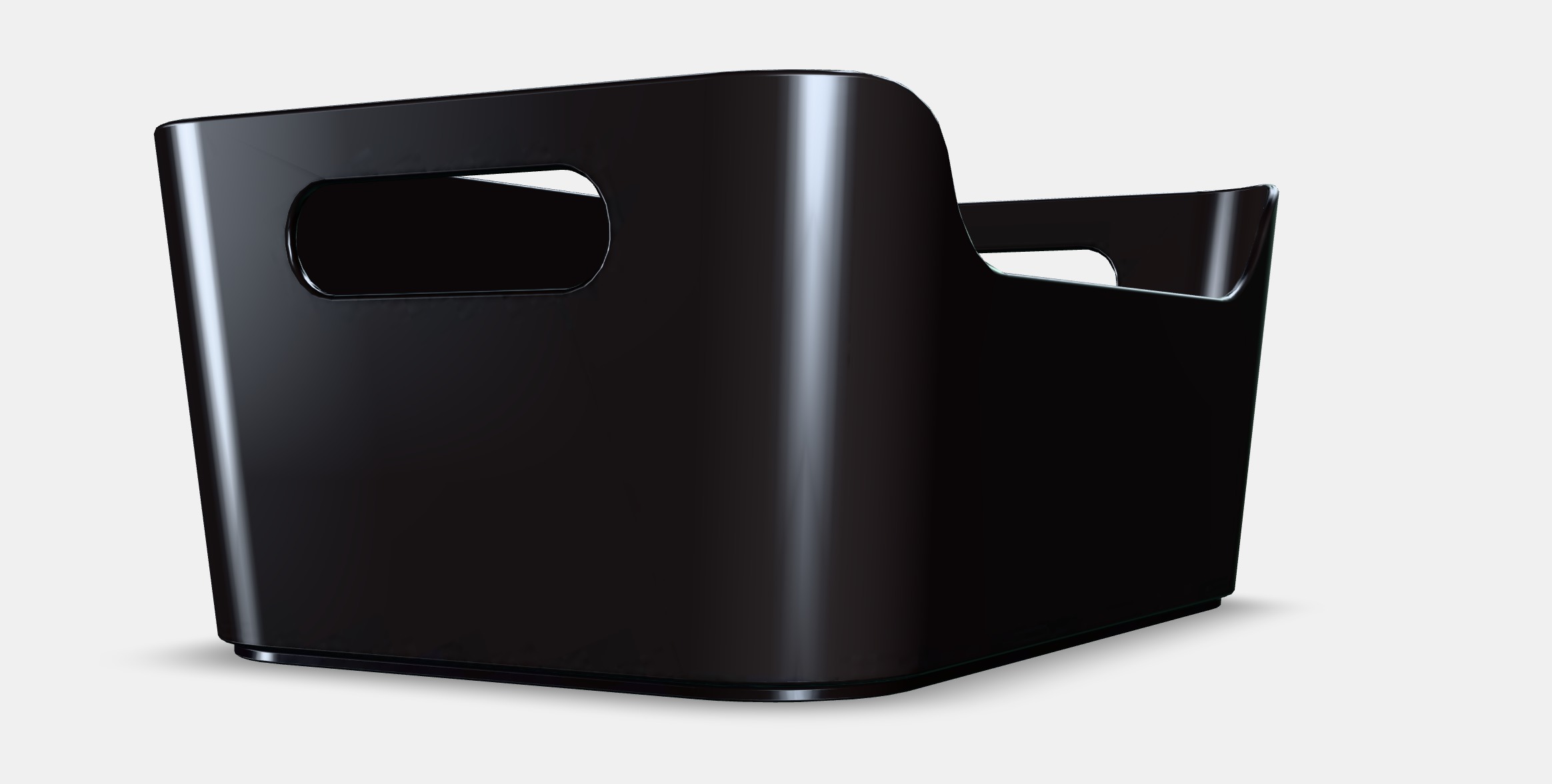 UPPDATERA Box Low-poly 3D model_6