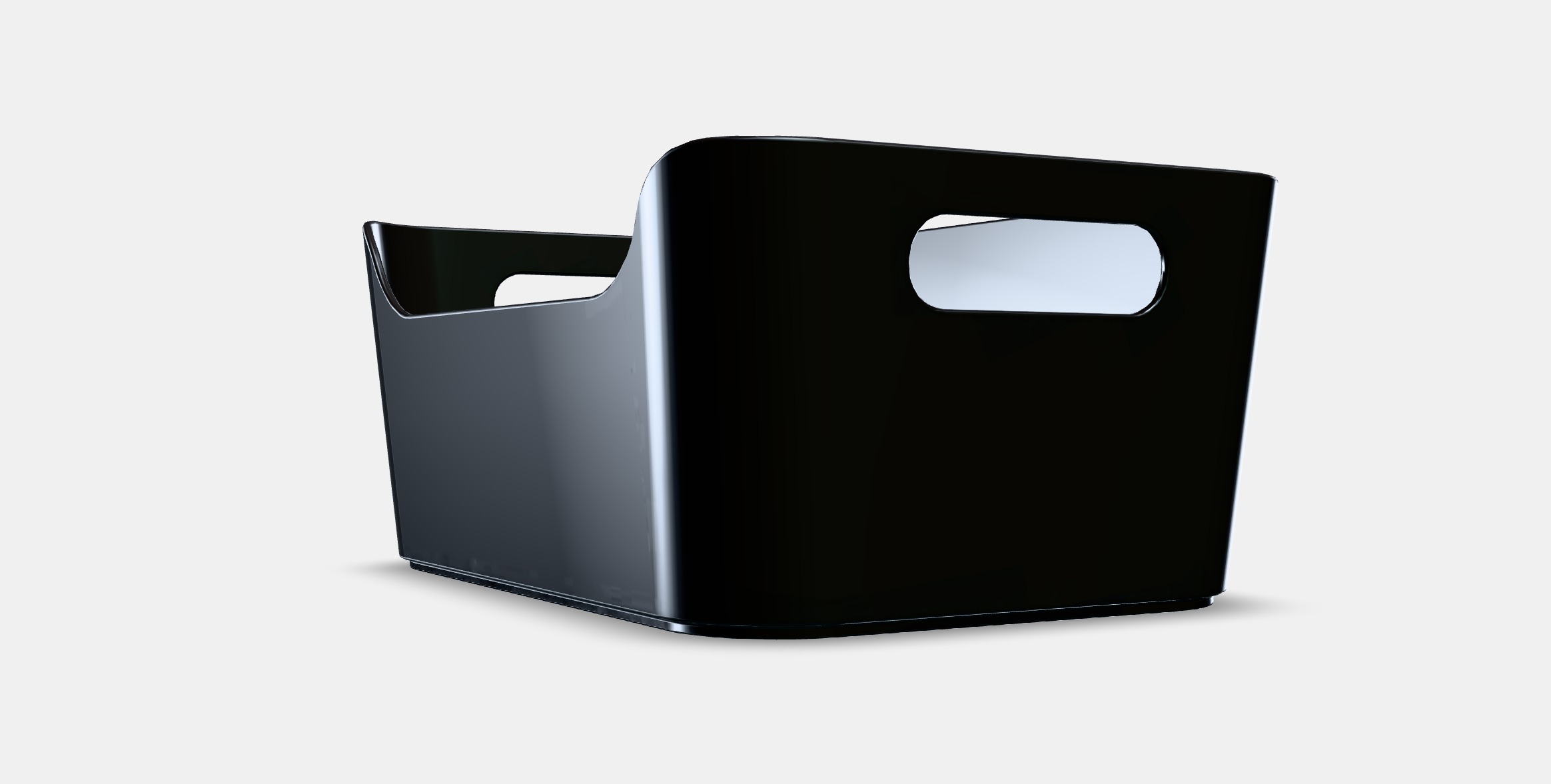 UPPDATERA Box Low-poly 3D model_9