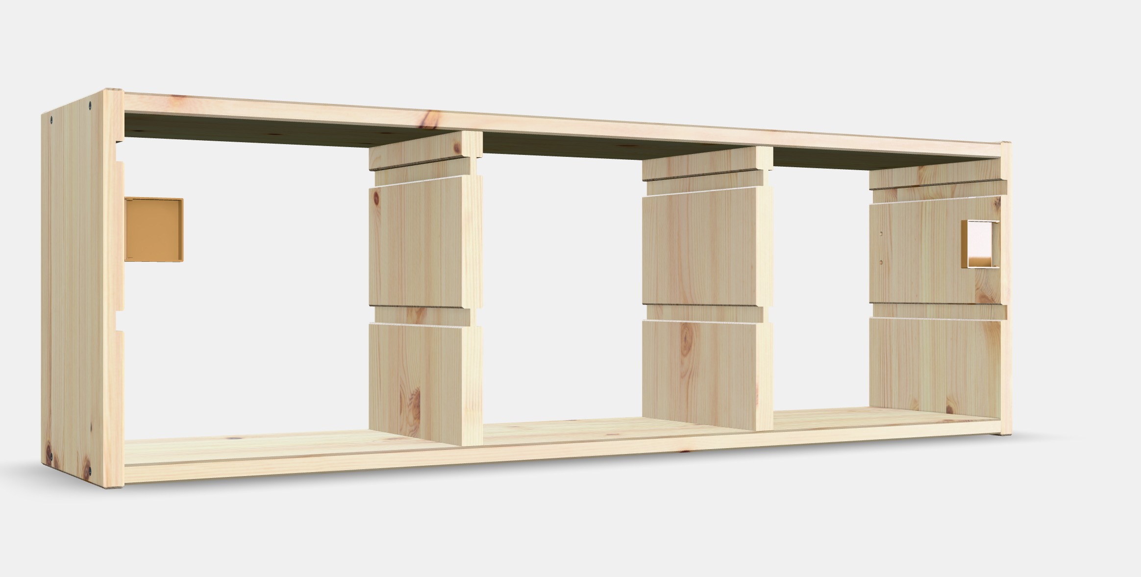 TROFAST Wall storage 4 Low-poly 3D model_3