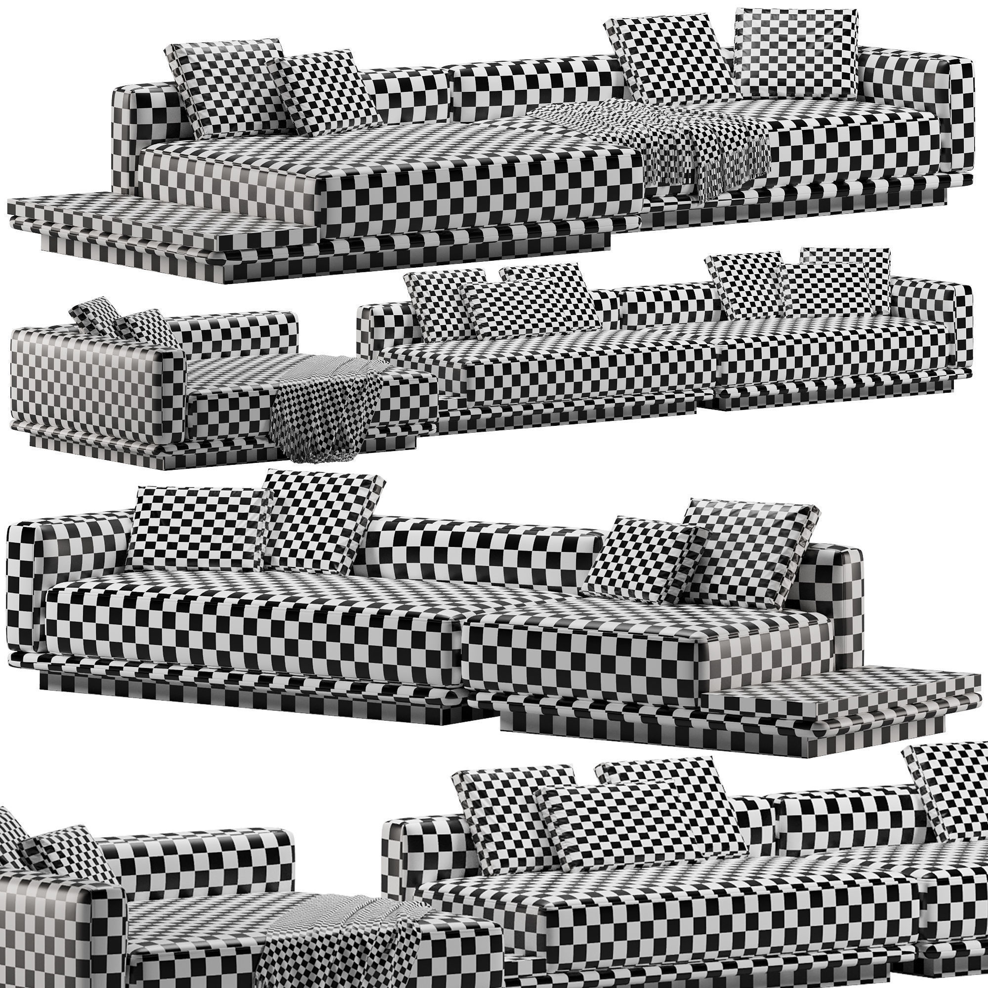 Horizonte Sofa 3D model_5