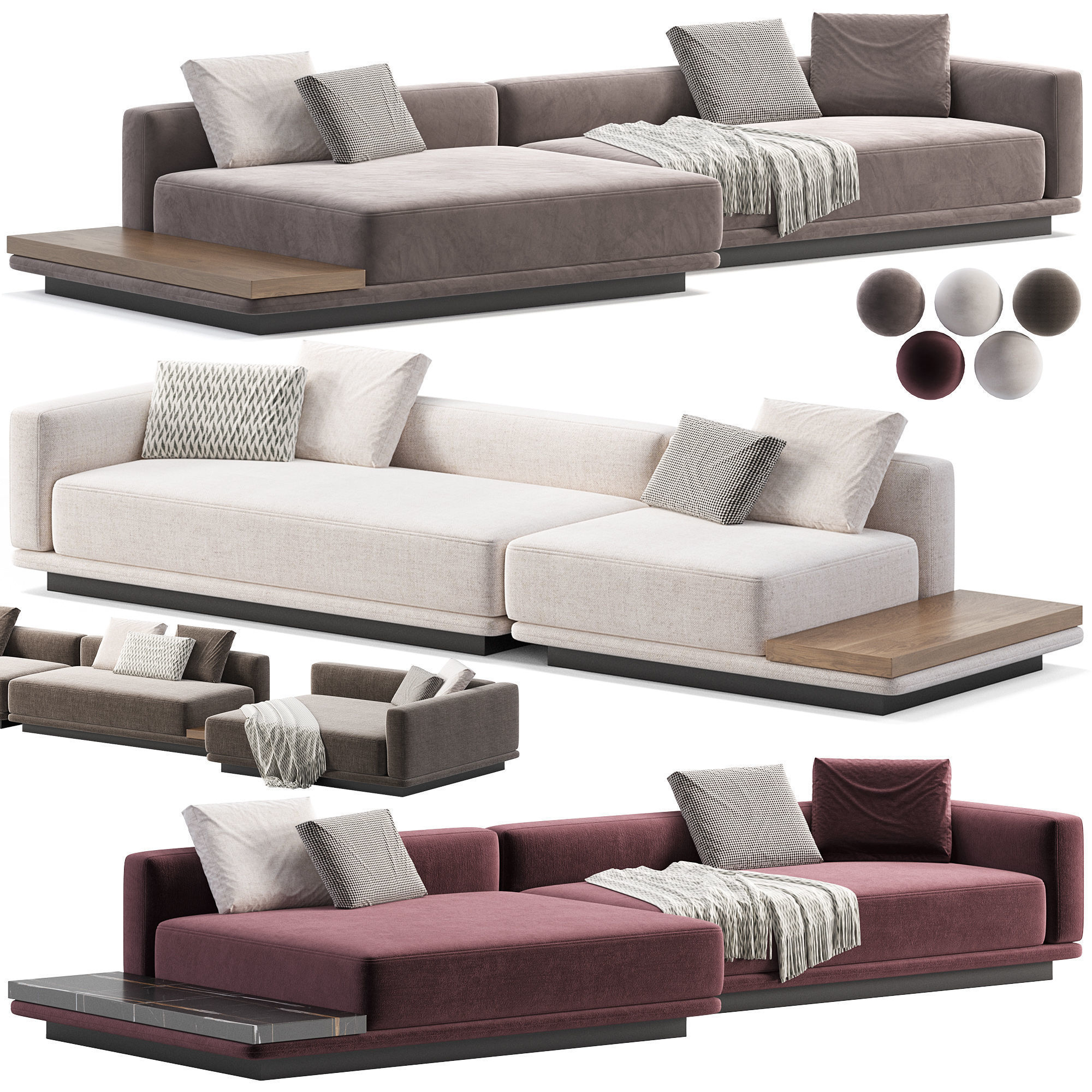Horizonte Sofa 3D model_2