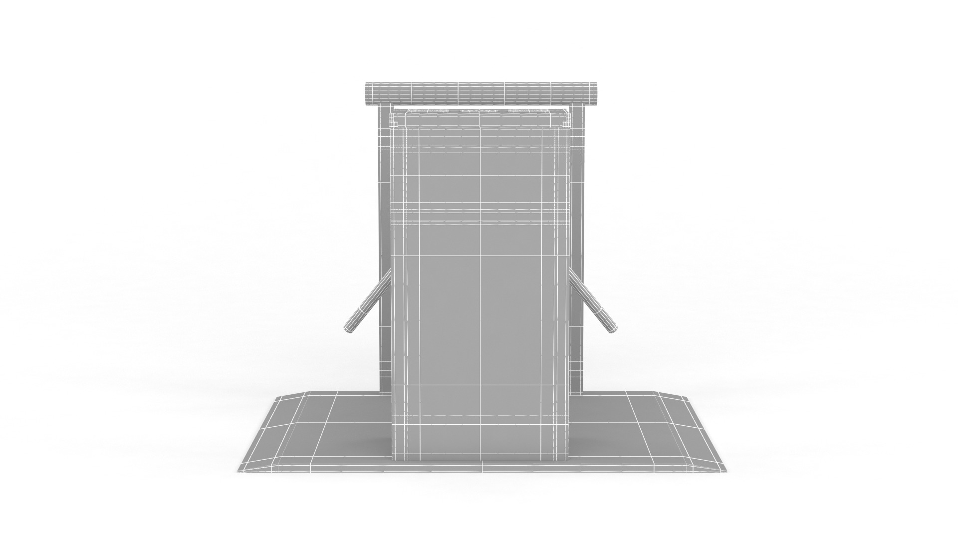 Turnstile Gate 3D model_9