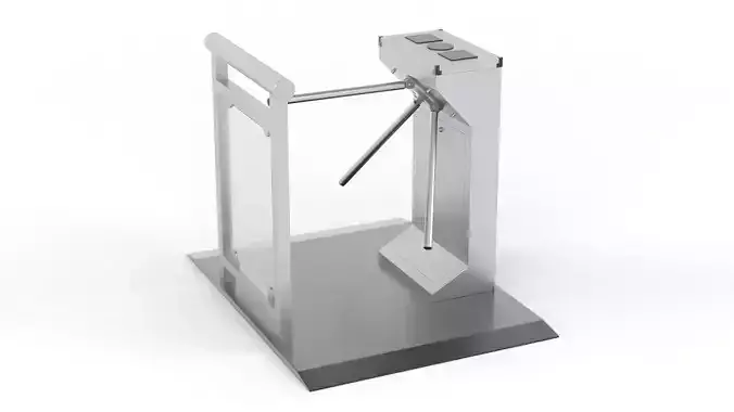Turnstile Gate 3D model