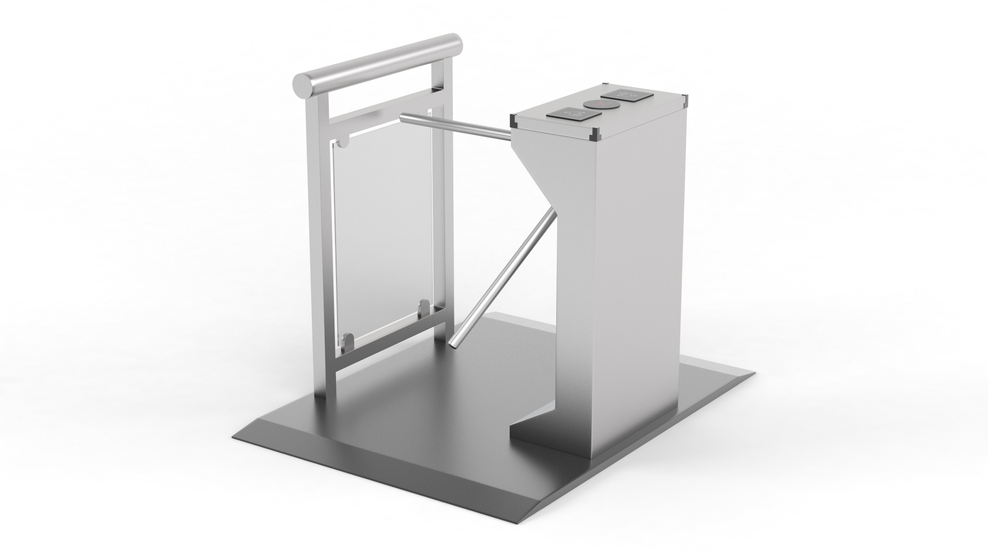 Turnstile Gate 3D model_2