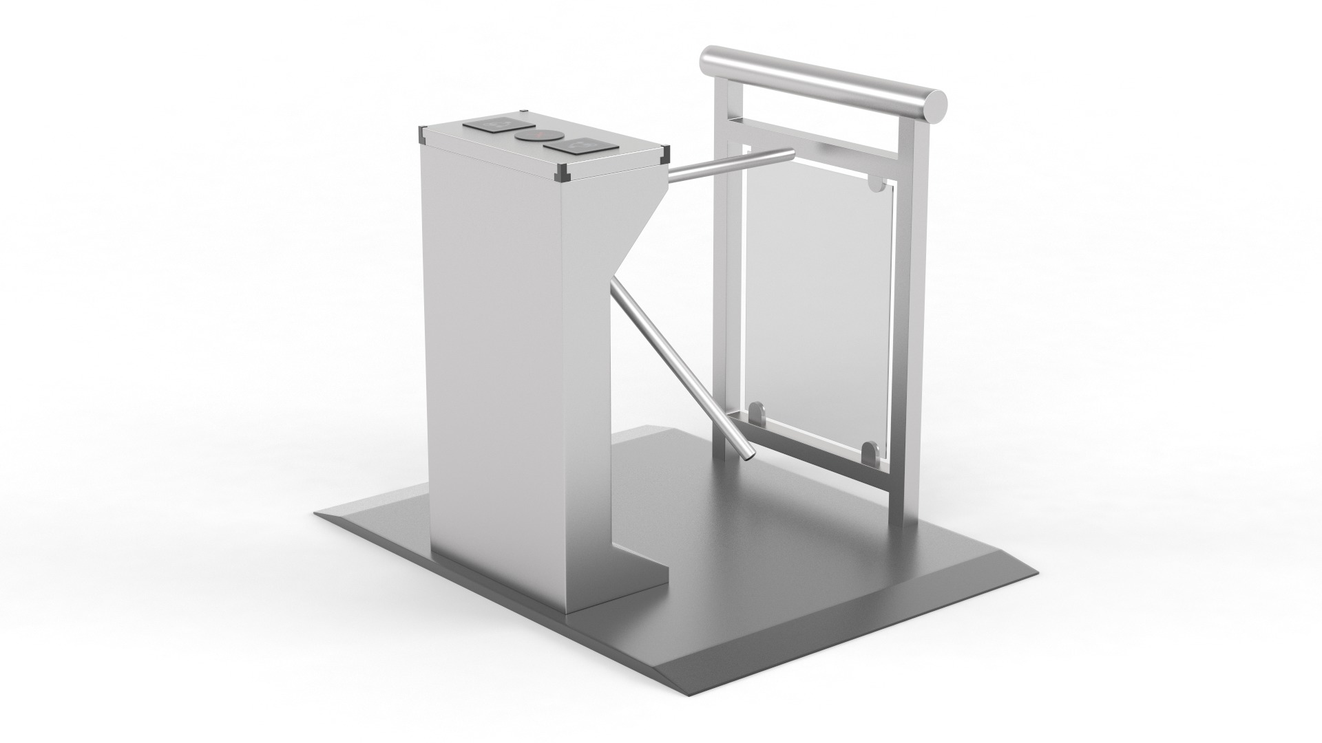 Turnstile Gate 3D model_4