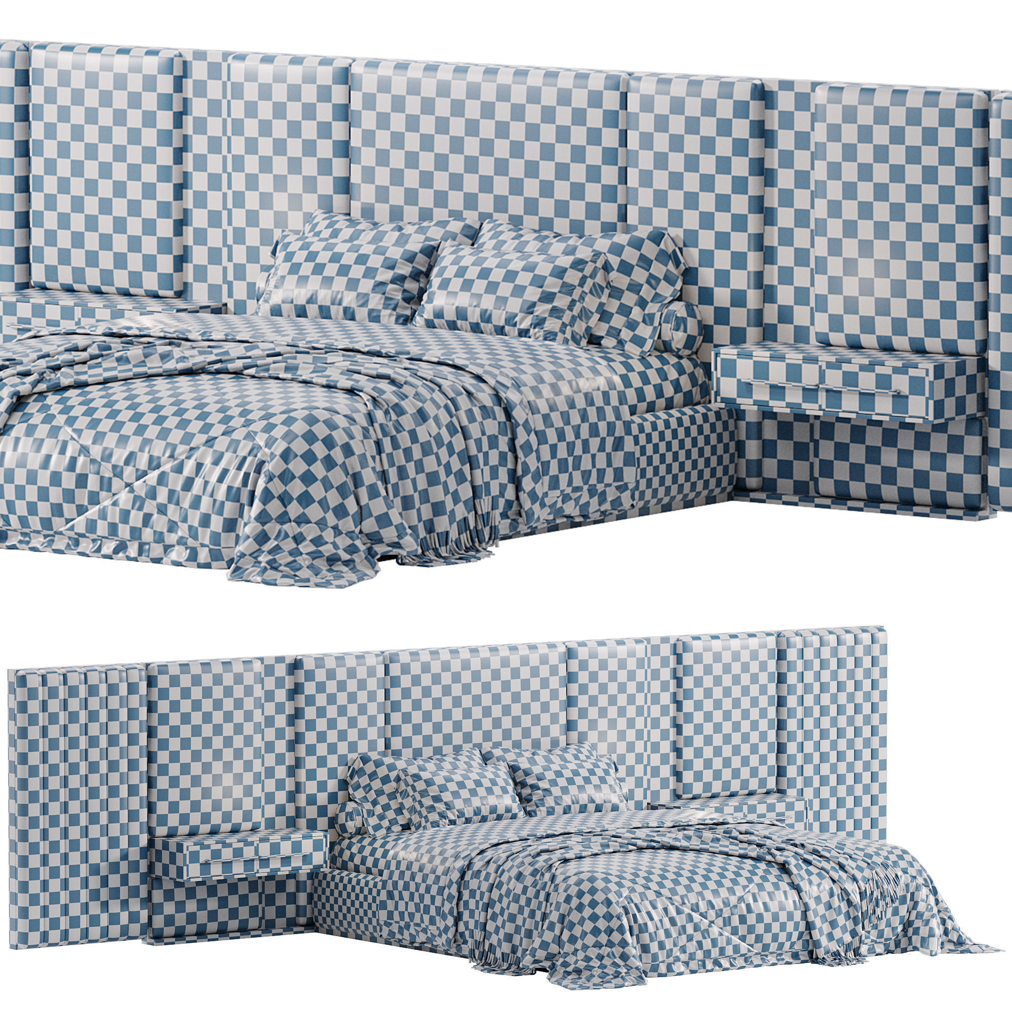 Beacon bed 3D model_7