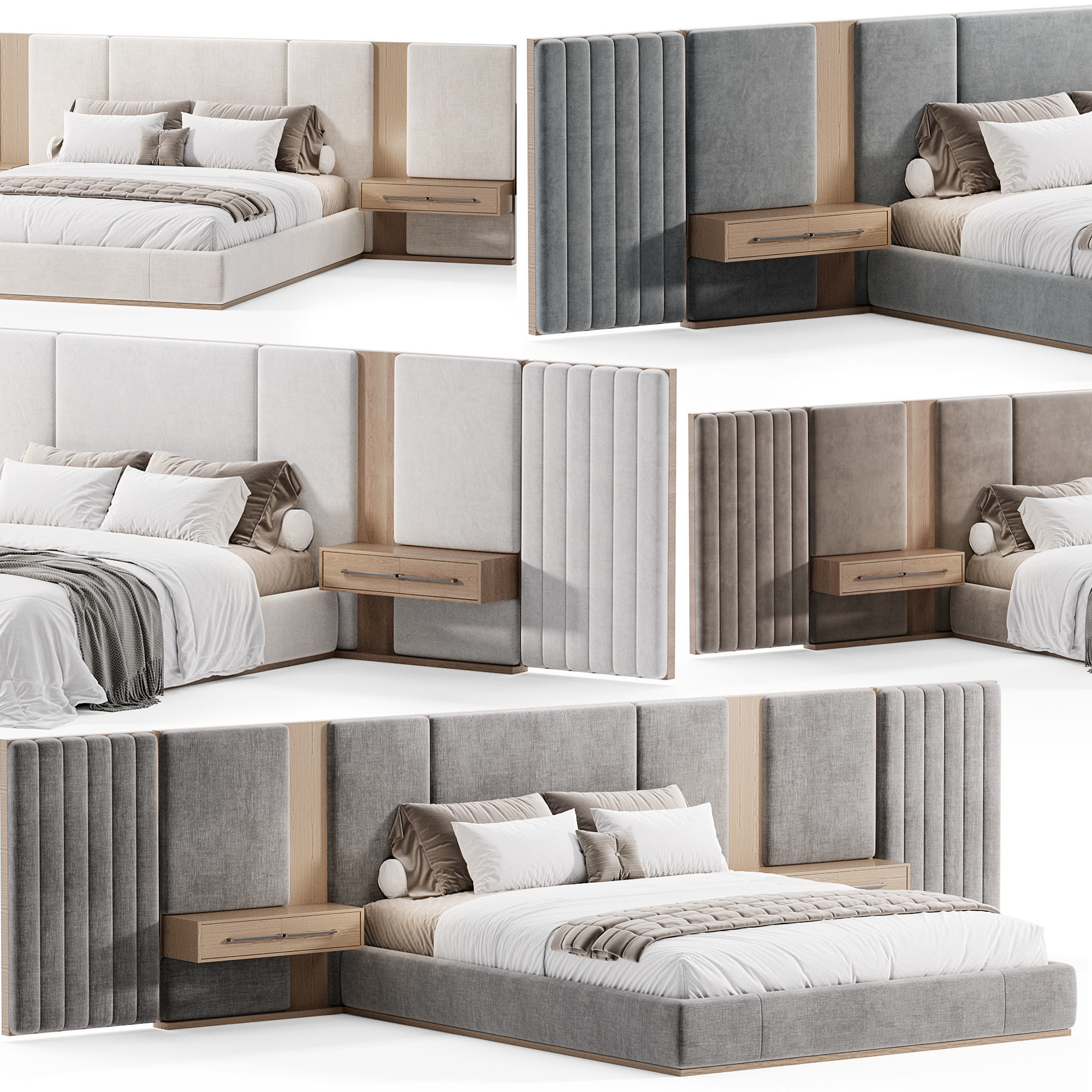 Beacon bed 3D model_4