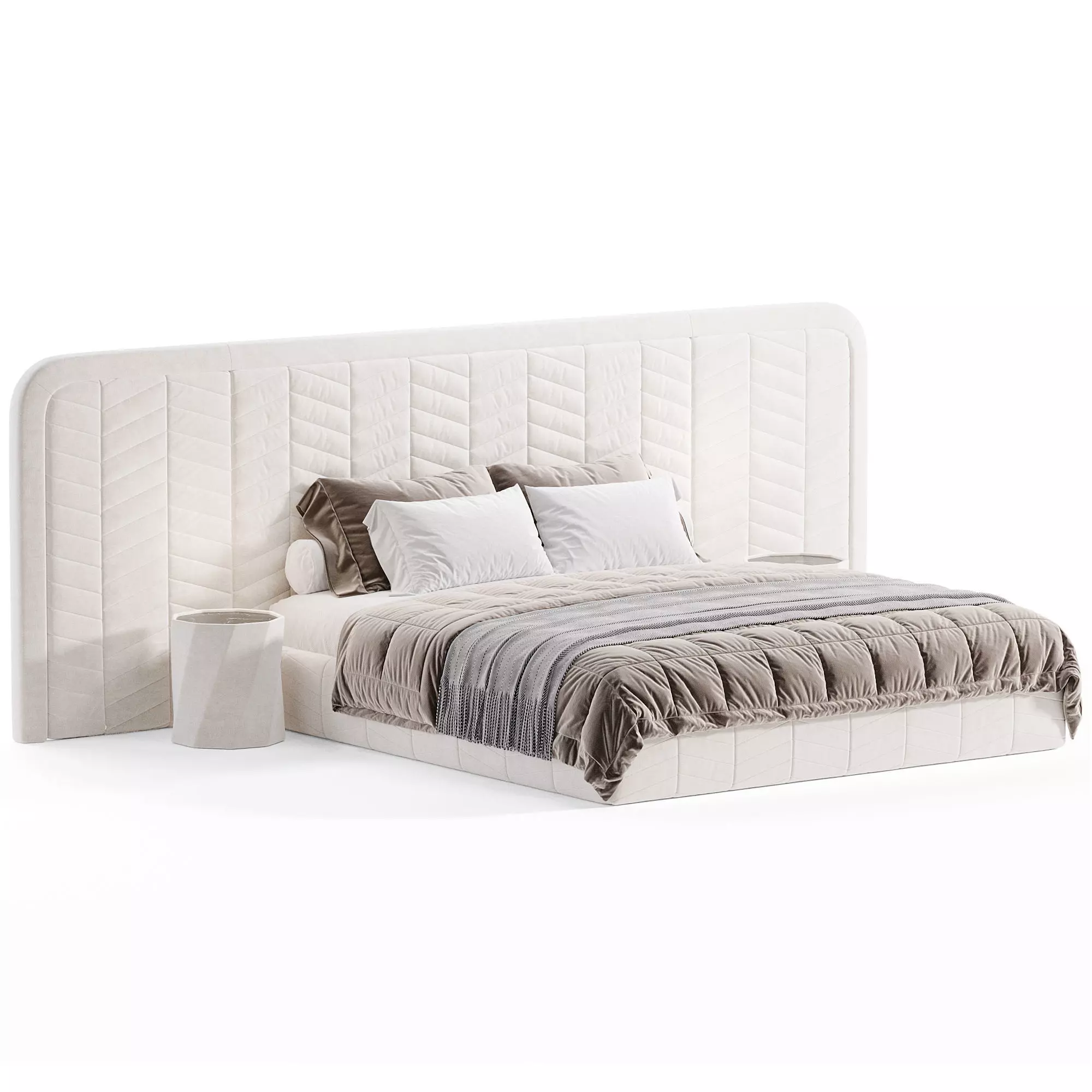Harrison Padded bed 3D model