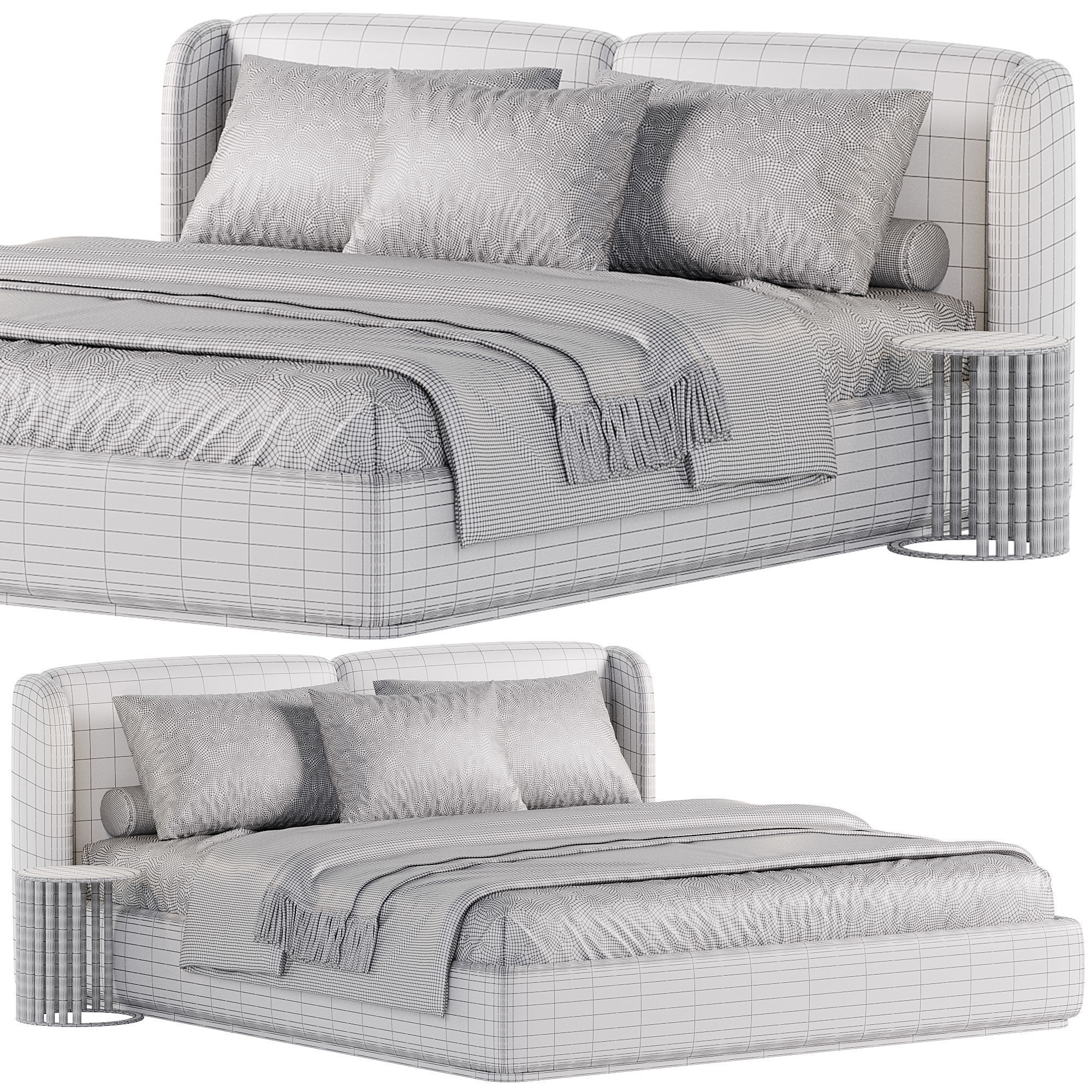 Smith Bed 3D model_6