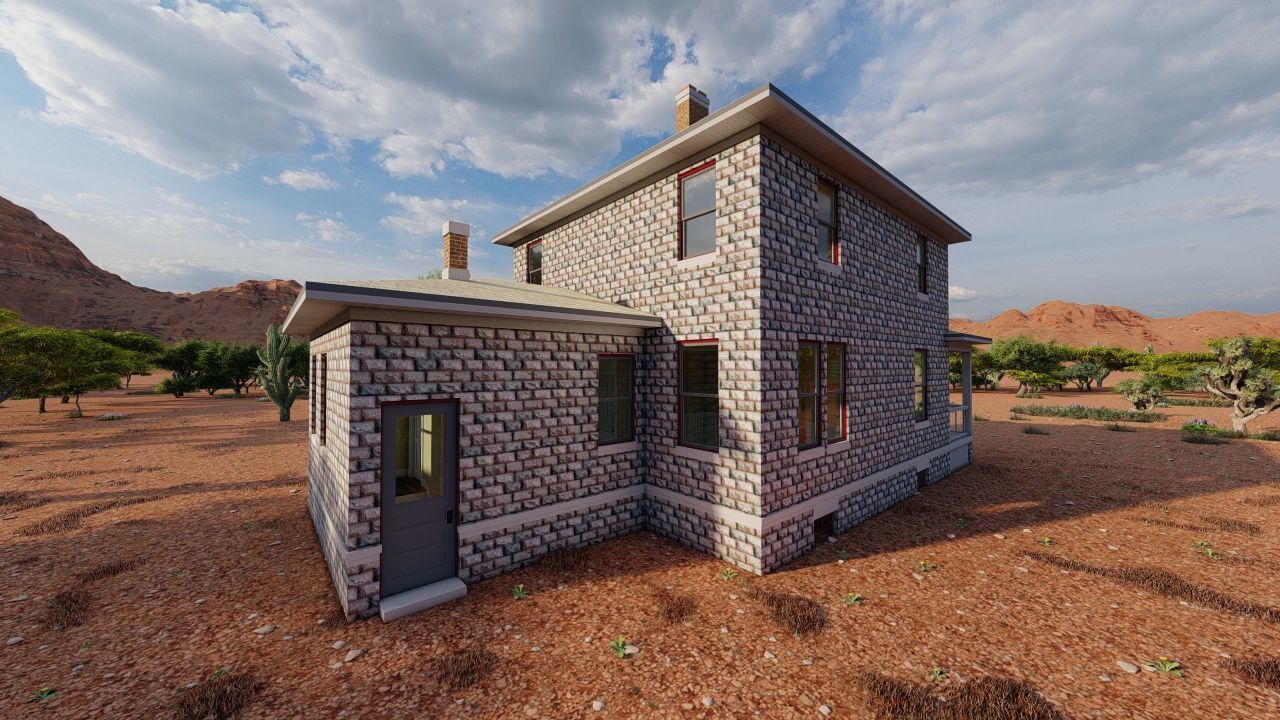 old house-Old Abandoned House 3D model_1