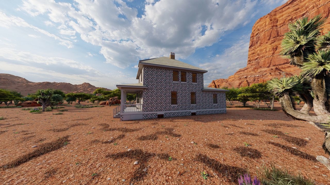 old house-Old Abandoned House 3D model_11