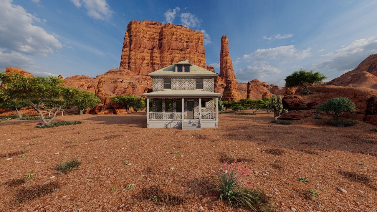 old house-Old Abandoned House 3D model_14