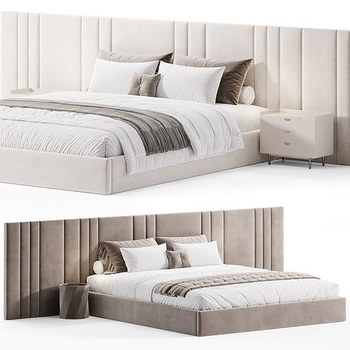 Ganymede Ideas Modern bed 3D model