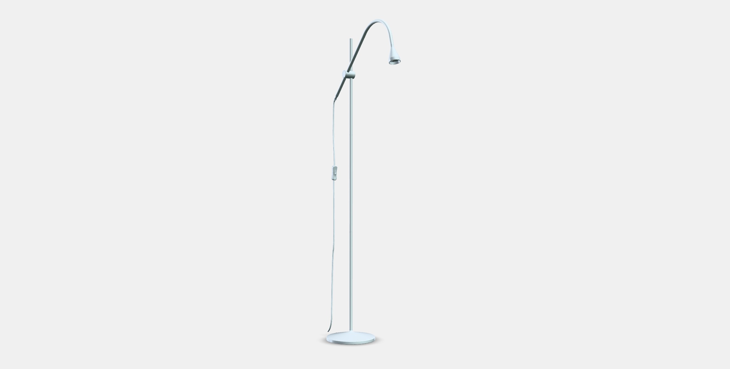 NAVLINGE LED reading lamp Low-poly 3D model_2