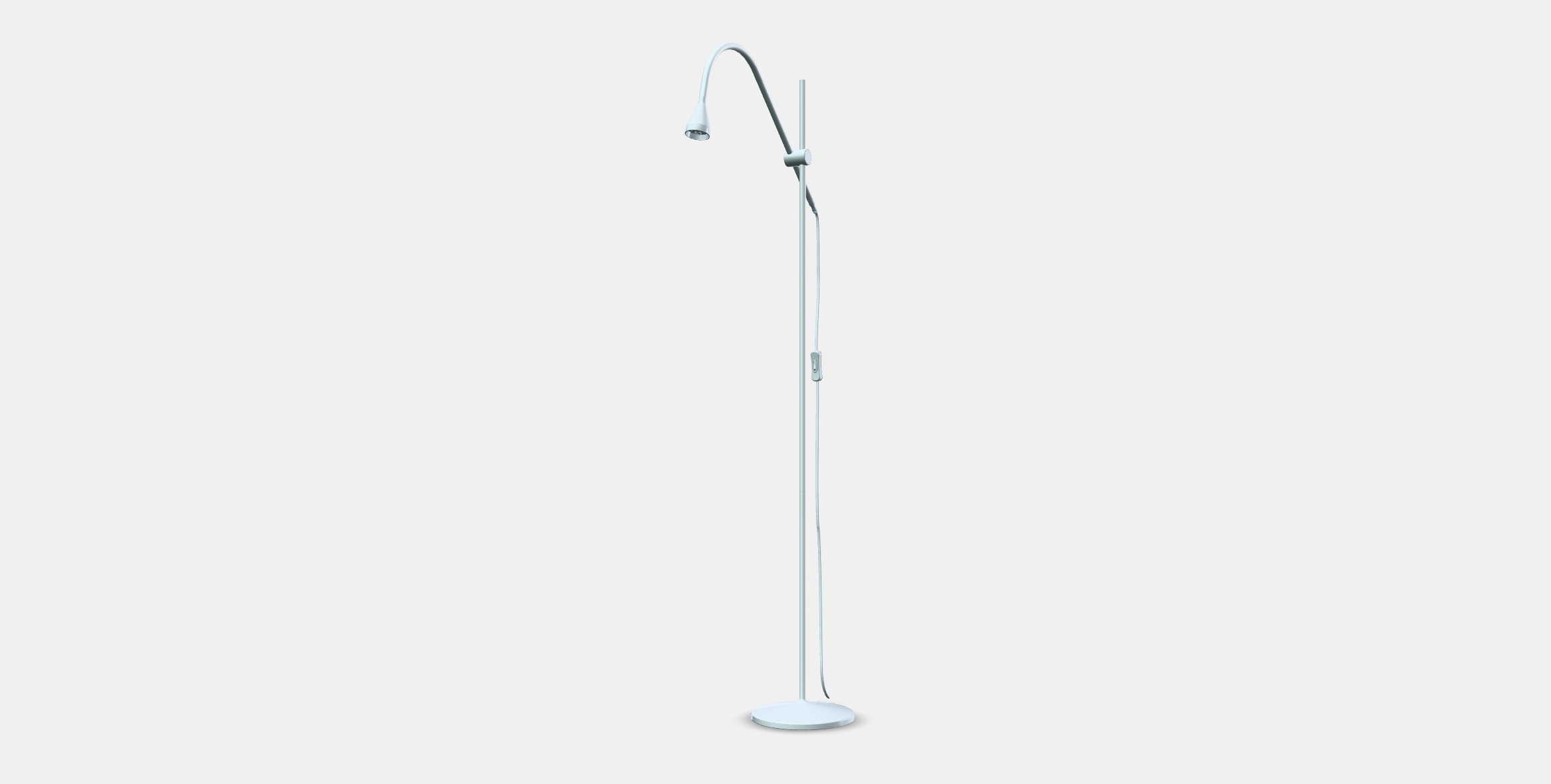NAVLINGE LED reading lamp Low-poly 3D model_12