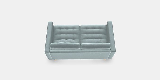 LANDSKRONA 2-seater sofa Low-poly 3D model