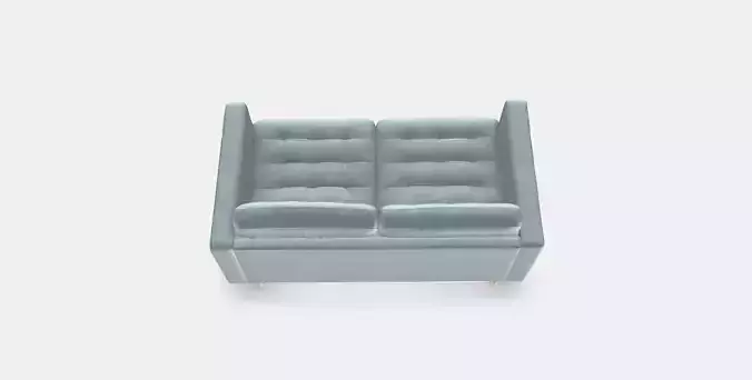 LANDSKRONA 2-seater sofa Low-poly 3D model