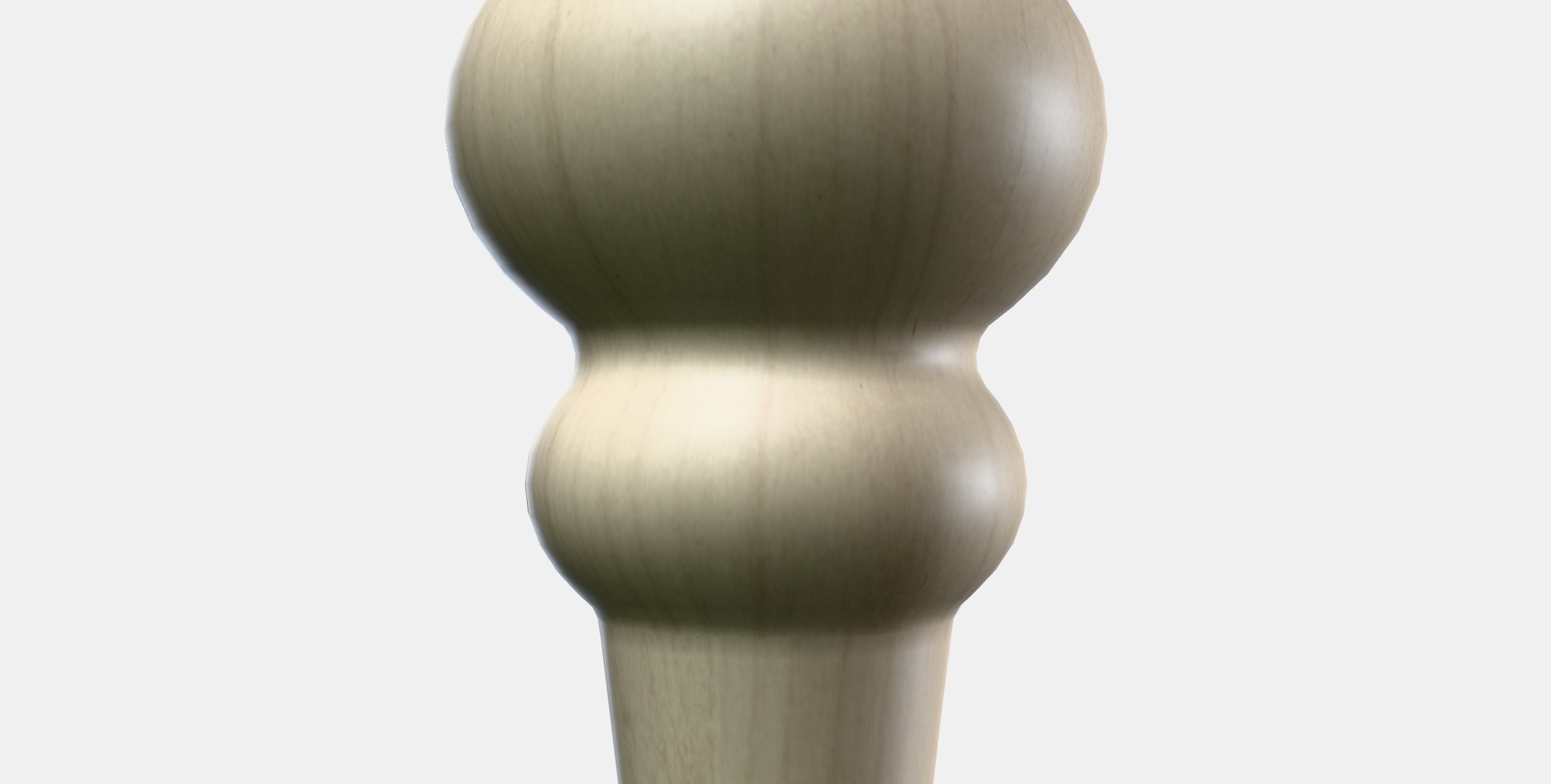 VISKAFORS Legs for sofa Low-poly 3D model_13